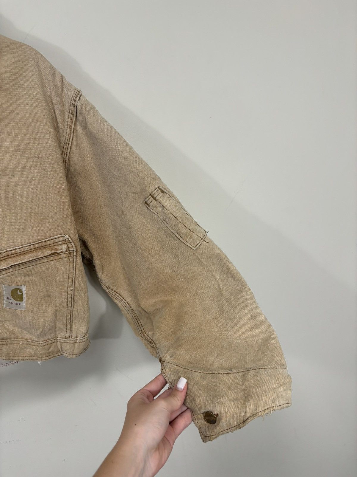 Carhartt Vintage 90s Carhartt Y2K Workwear Hype Boxy Cropped Jacket Size US L / EU 52-54 / 3 - 15 Thumbnail