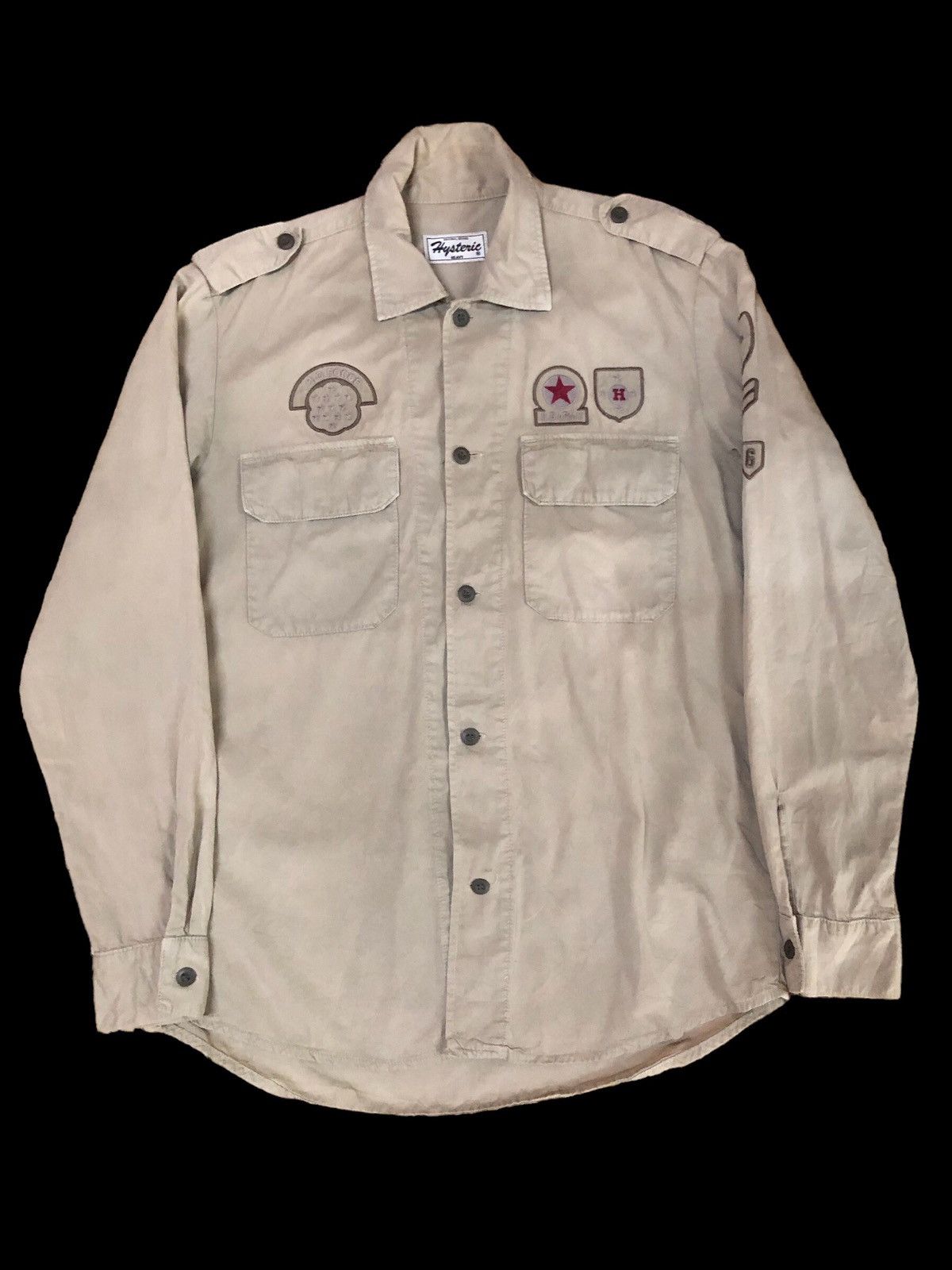 Hysteric Glamour Hysteric Glamour Army 666 Button Ups Shirt Size US M / EU 48-50 / 2 - 1 Thumbnail