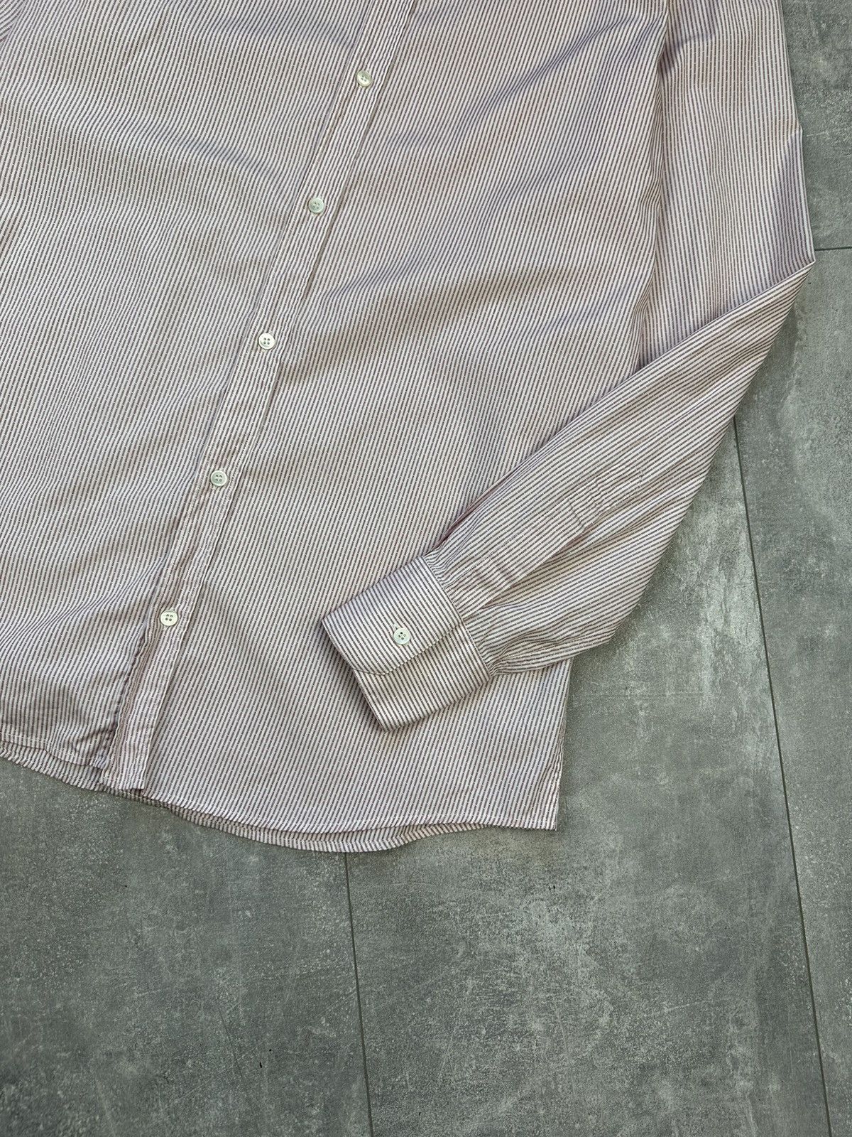 Dolce & Gabbana Dolce & Gabbana Gold Striped Shirts Button Up Size US L / EU 52-54 / 3 - 4 Thumbnail