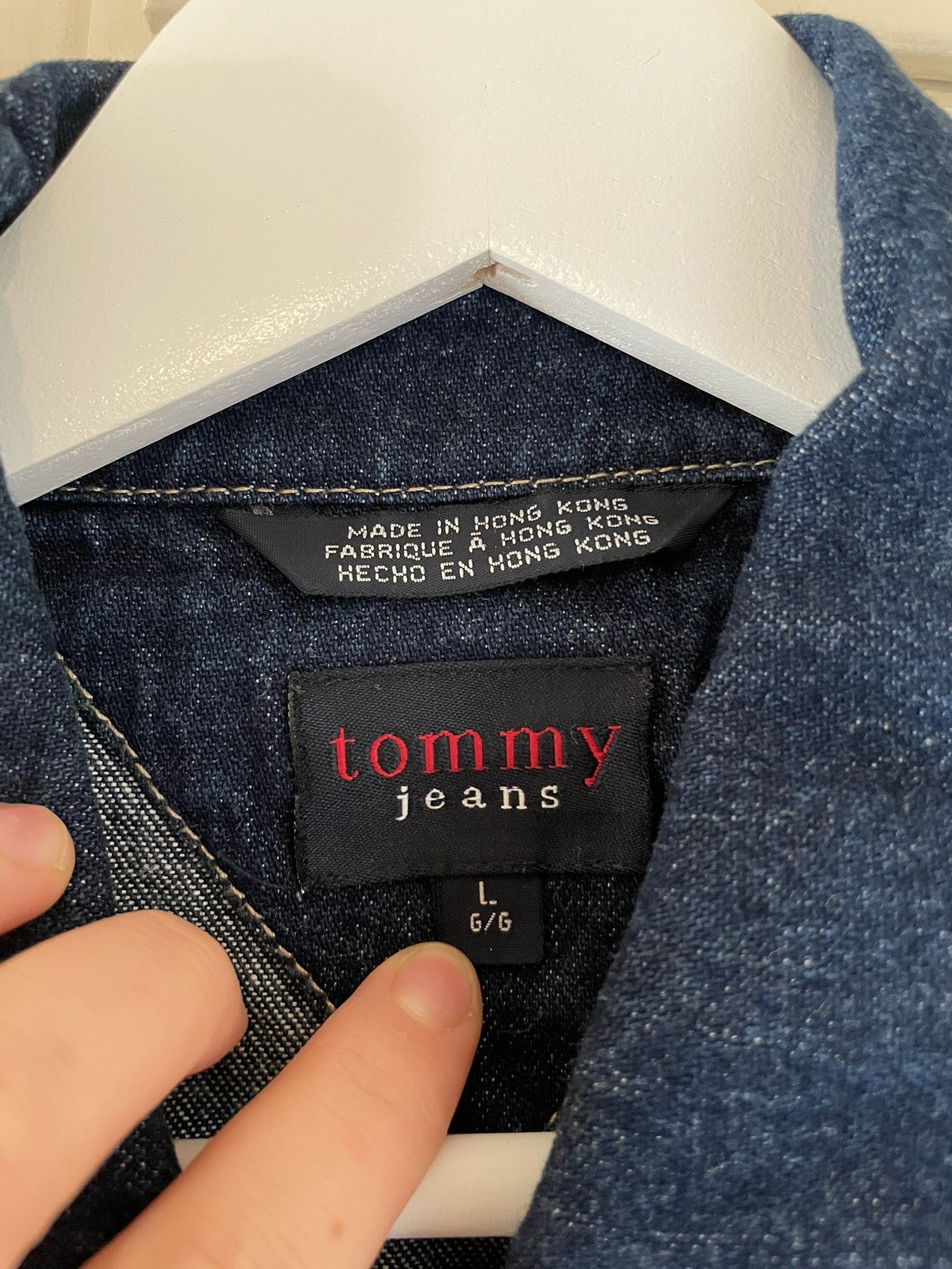 Tommy Jeans Tommy Jeans Classic Blue Denim Jacket Size L / US 10 / IT 46 - 6 Thumbnail