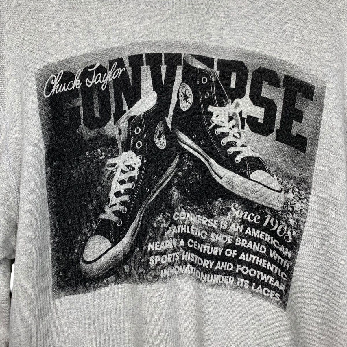 Converse CONVERSE Chuck Taylor Shoes Graphics Sweatshirts #1753-C78 Size US L / EU 52-54 / 3 - 10 Thumbnail