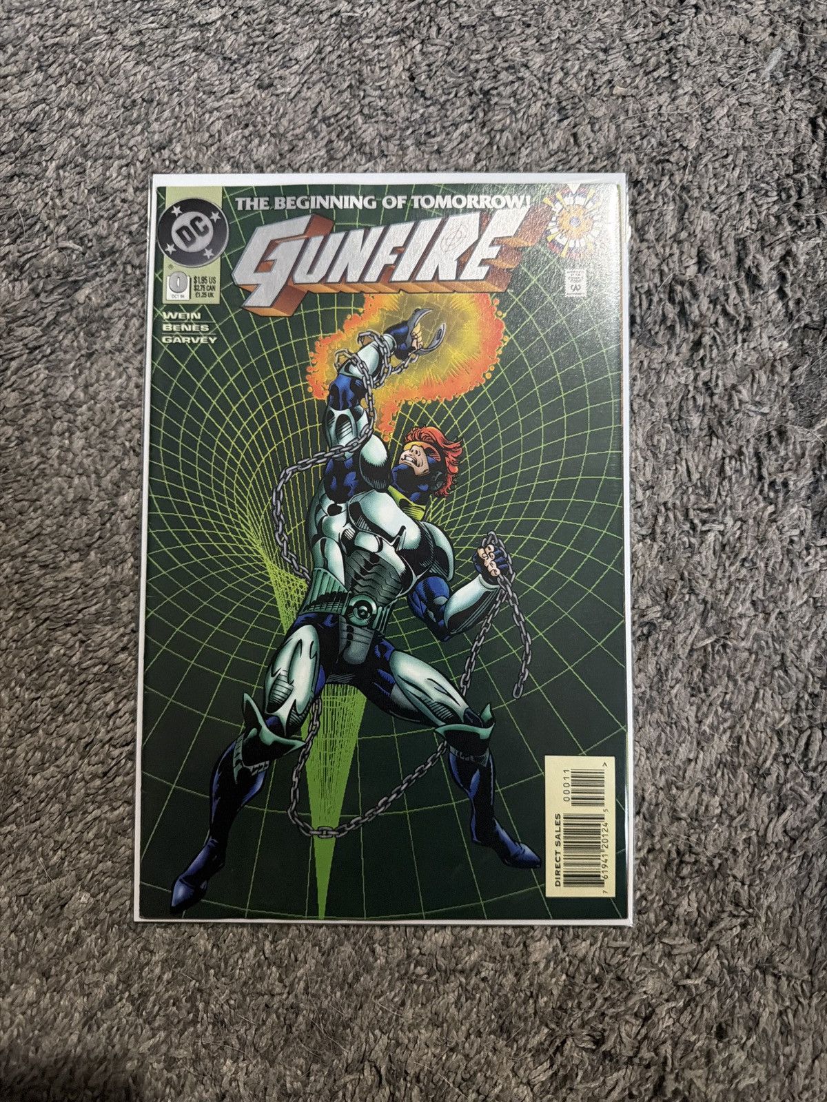 DC Comics 1994 DC Comics Gunfire #0 Forward Thrust! Comic Book Size ONE SIZE - 1 Thumbnail