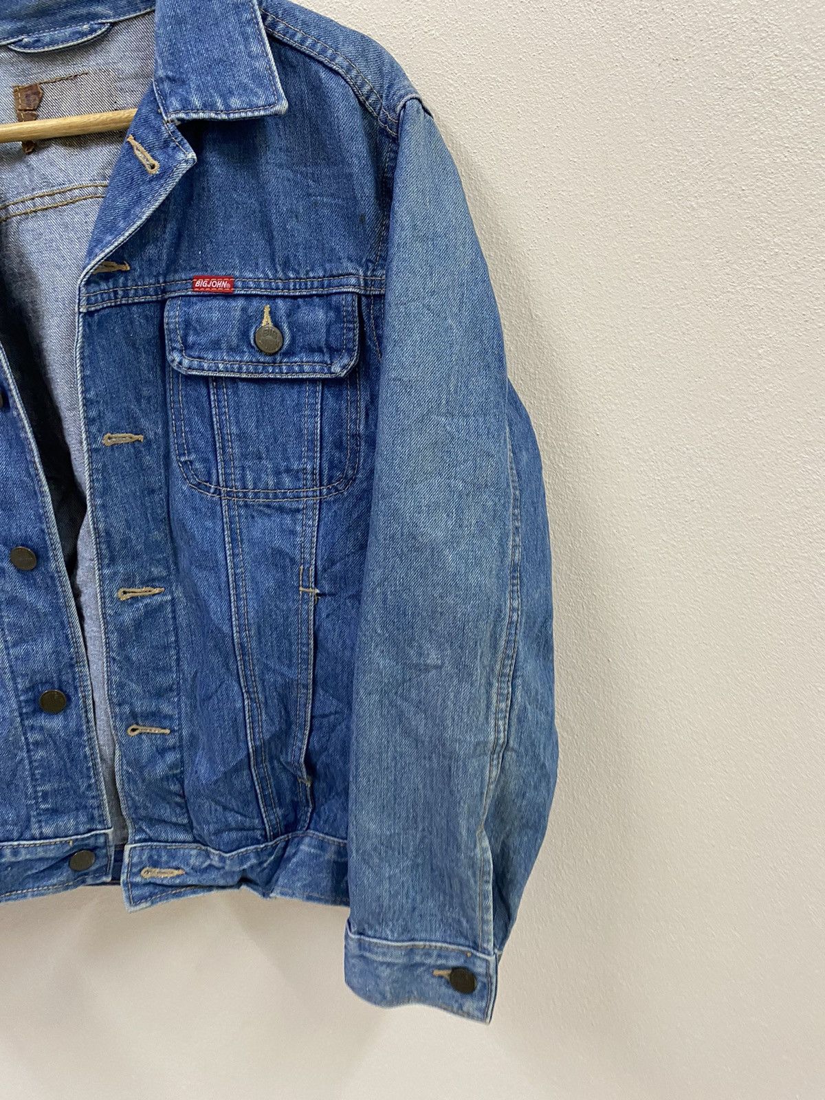 Big John × Vintage Vtg Big John Denim Jacket Size US S / EU 44-46 / 1 - 3 Thumbnail