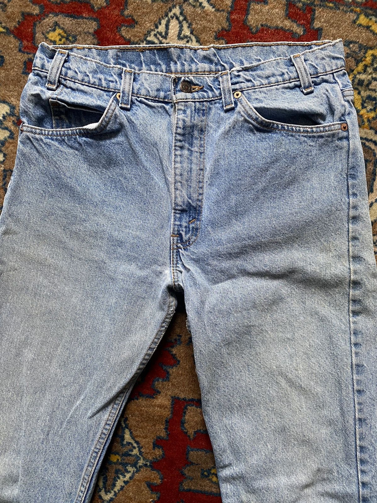 Levi's × Vintage Vintage Orange Tab Levi’s Acid wash denim jeans Size 32" / US 10 / IT 46 - 4 Thumbnail