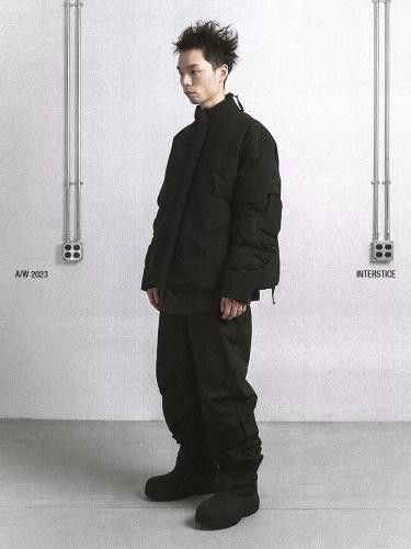 Other ATTEMPT 23AW Asymmetric Zip Puffer Jacket Size US M / EU 48-50 / 2 - 8 Thumbnail