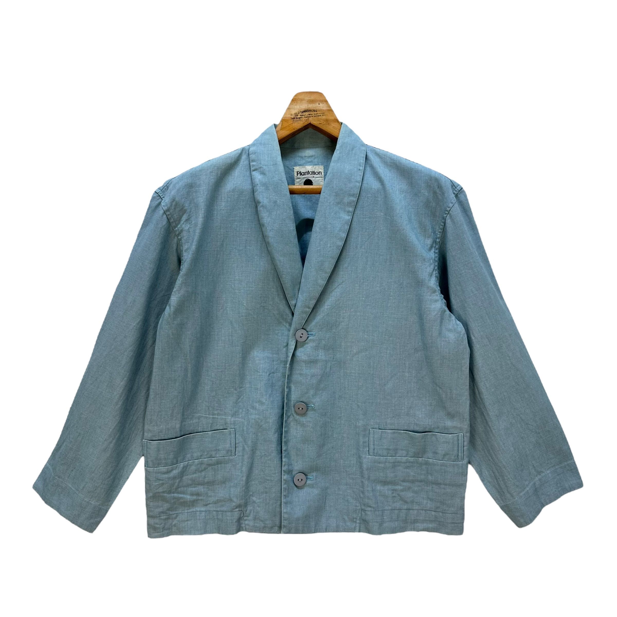 Issey Miyake 90's PLANTATION BY ISSEY MIYAKE CASUAL JACKET #9056-53 Size US M / EU 48-50 / 2 - 1 Thumbnail