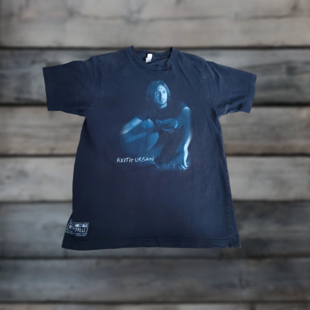 Vintage Keith Urban 2006 Tour T-Shirt Medium Blue Graphic Print Country Music Unisex Size M / US 6-8 / IT 42-44 - 1 Thumbnail