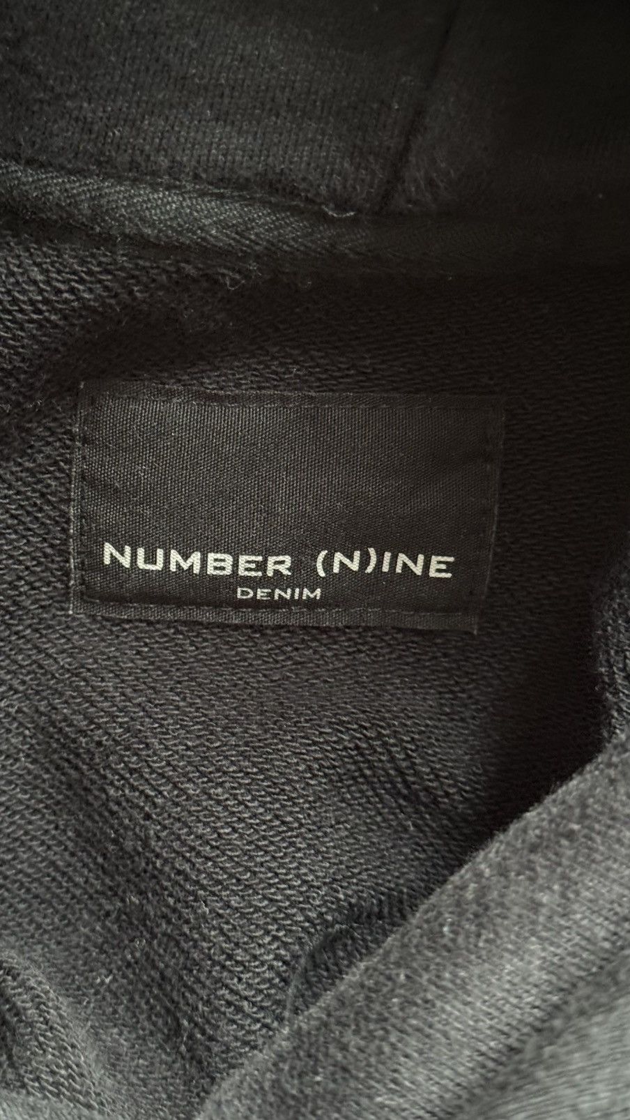 Number (N)ine Number (N)ine Arch Logo Big Spellout Black Hoodie Size US S / EU 44-46 / 1 - 5 Thumbnail
