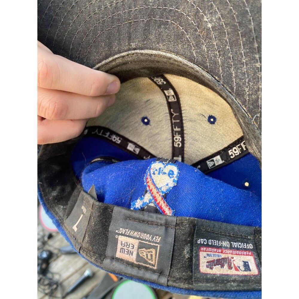 Vintage Vintage 2001 Toronto Blue Jays 9-11 Embroidered Support Hat Size ONE SIZE - 3 Thumbnail