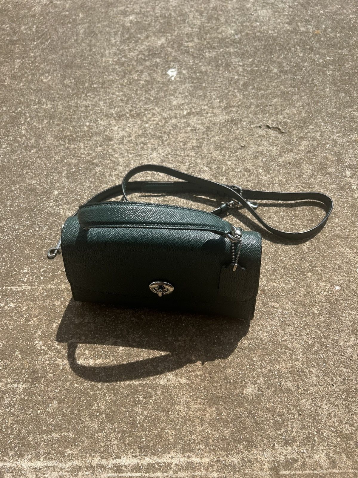 Coach Coach Green Leather Turnlock Crossbody Size ONE SIZE - 3 Thumbnail