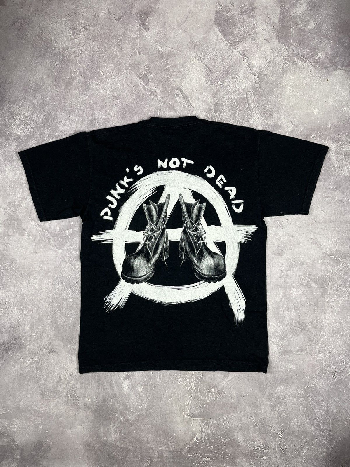 Band Tees Vintage Anarchy Punk’s Not Dead Big Logo T-Shirt Size US L / EU 52-54 / 3 - 2 Thumbnail