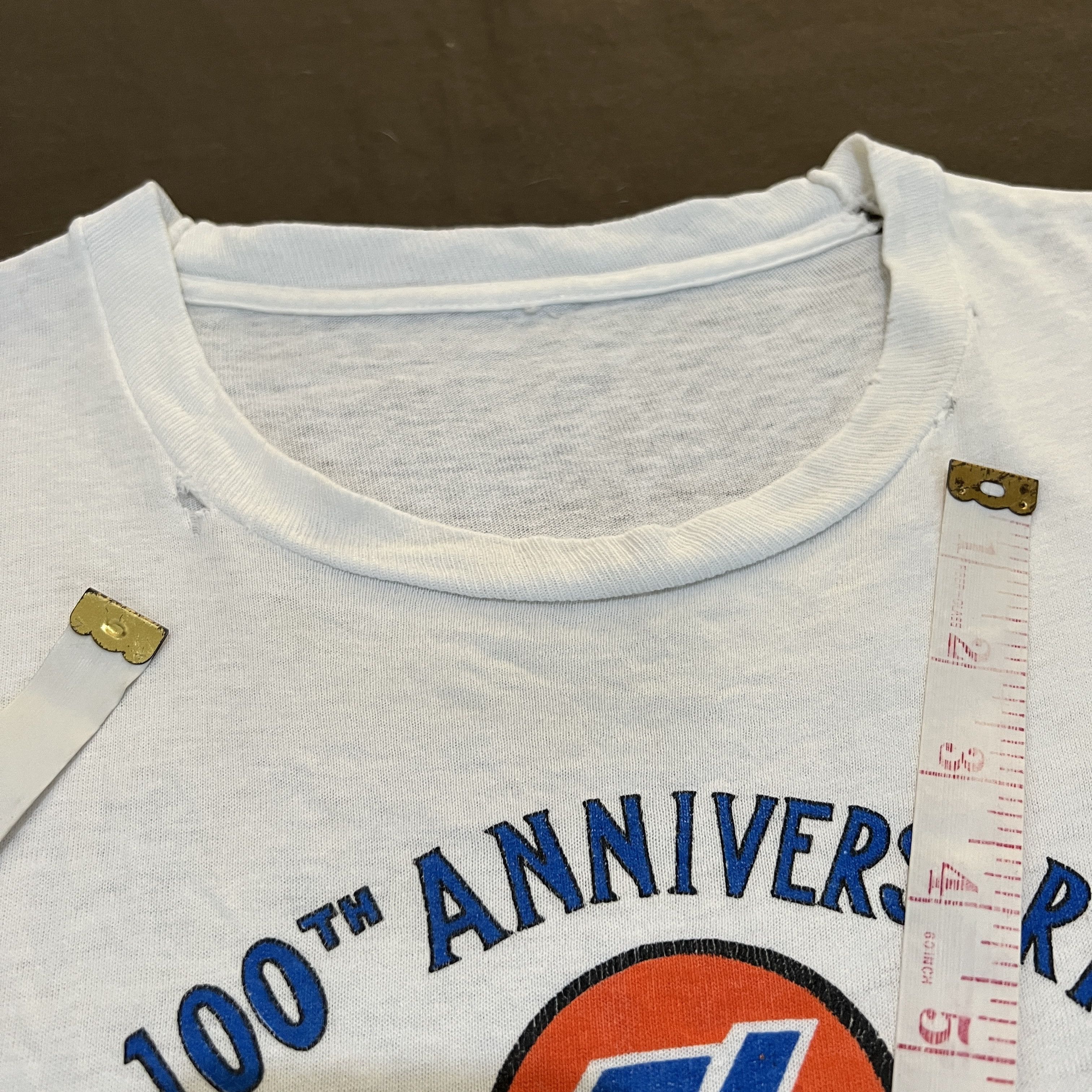 Japanese Brand × Vintage Vintage 90s anniversary 76 Lubricant Oil Promo Tee 2XL Size US XXL / EU 58 / 5 - 4 Thumbnail