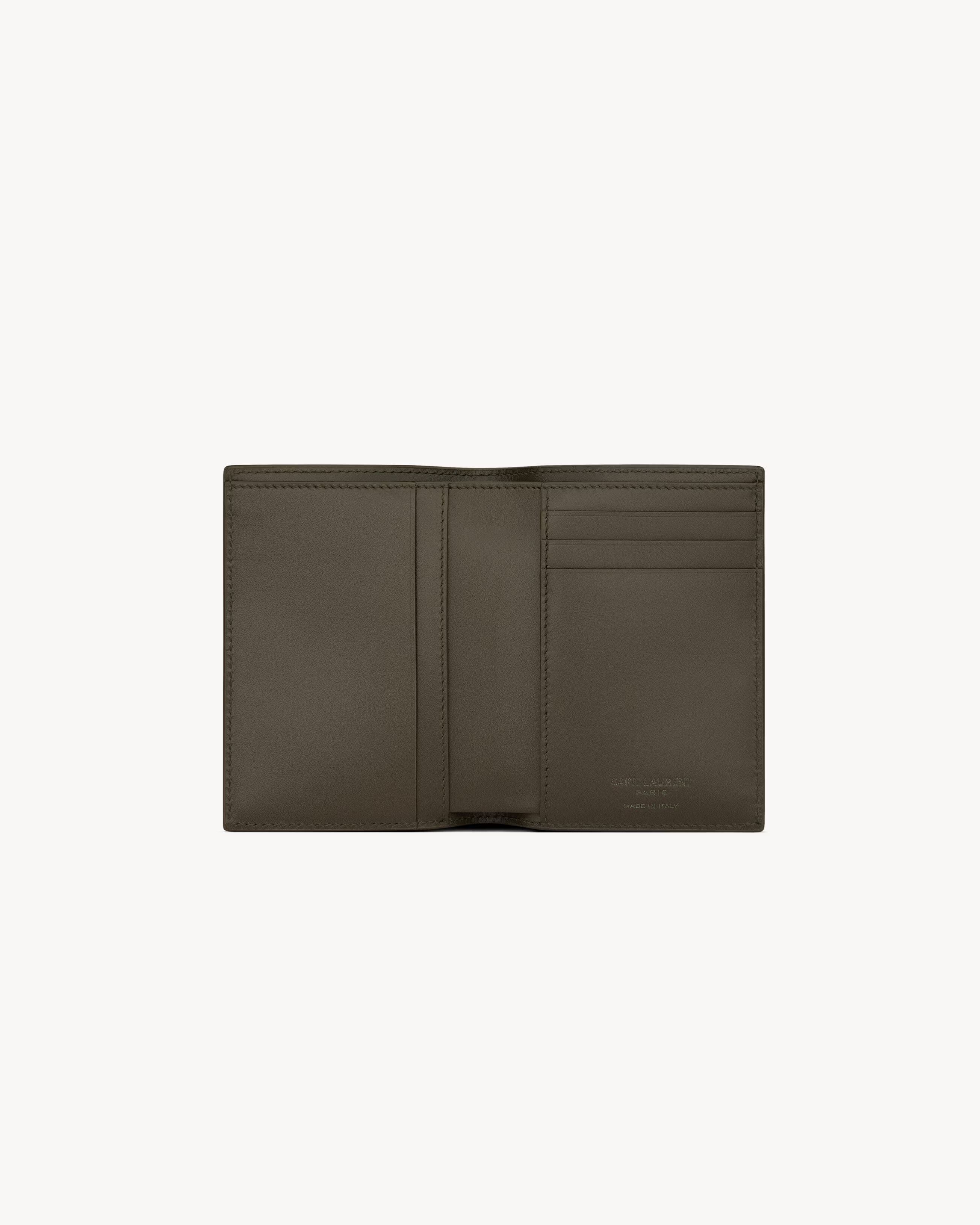 Yves Saint Laurent Saint Laurent Paris Credit Card Wallet in Smooth Leather Size ONE SIZE - 4 Thumbnail