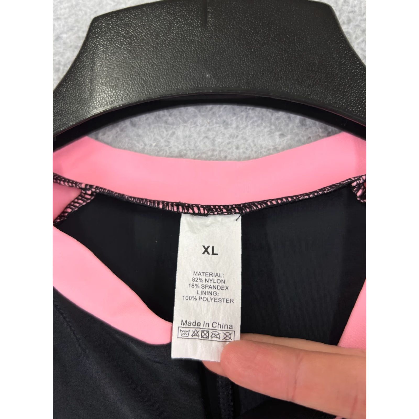 Vintage Swimsuit Womens XL Pink Short Sleeve One Piece Sports Surfing - Unbranded Navy? No, Pink. Wait. Size 40" / US 18 - 6 Thumbnail