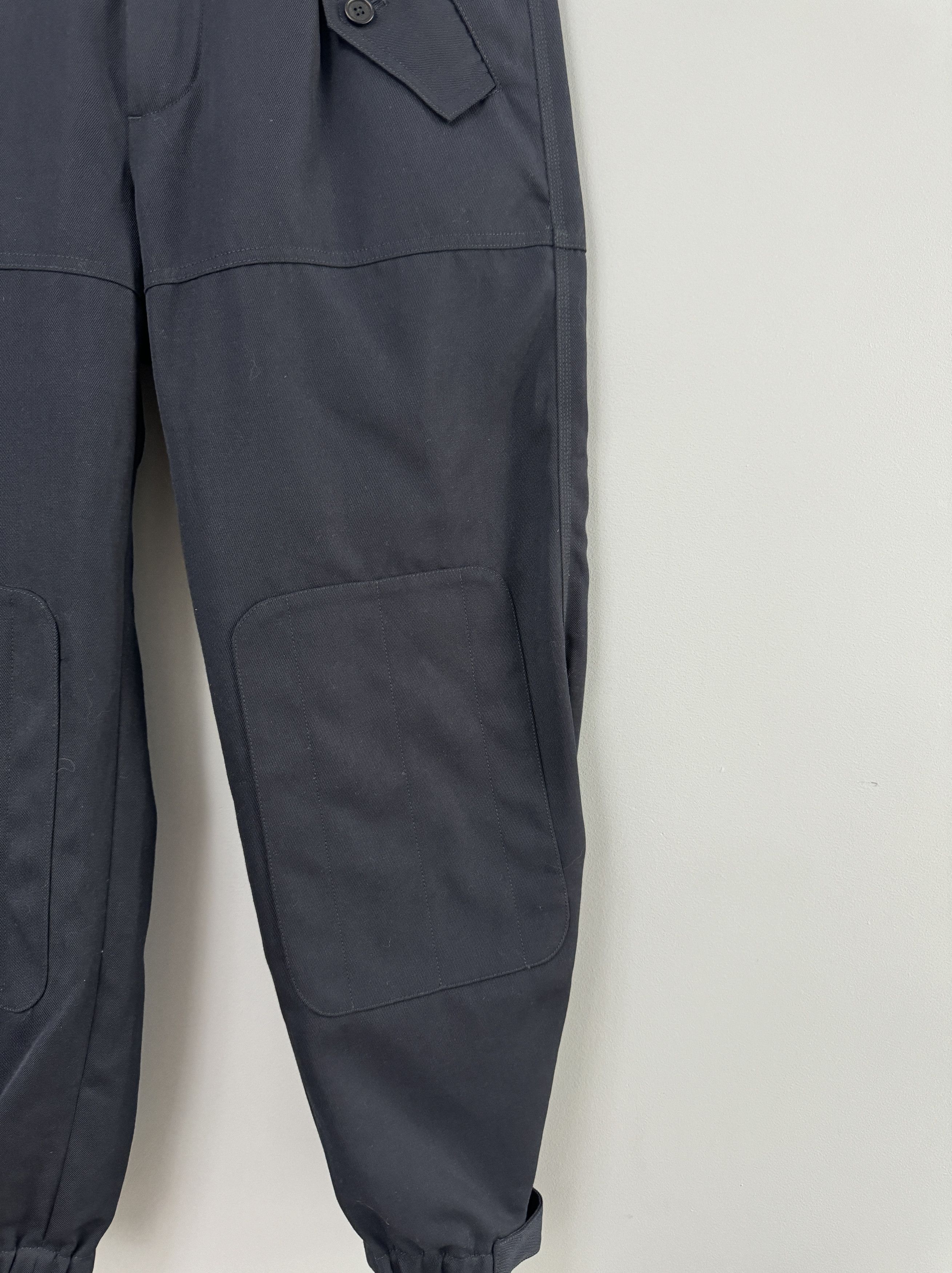 Chloe Chloe High Waisted Cargo Trousers Pants Iconic Navy Size 42 Size 28" / US 6 / IT 42 - 4 Thumbnail