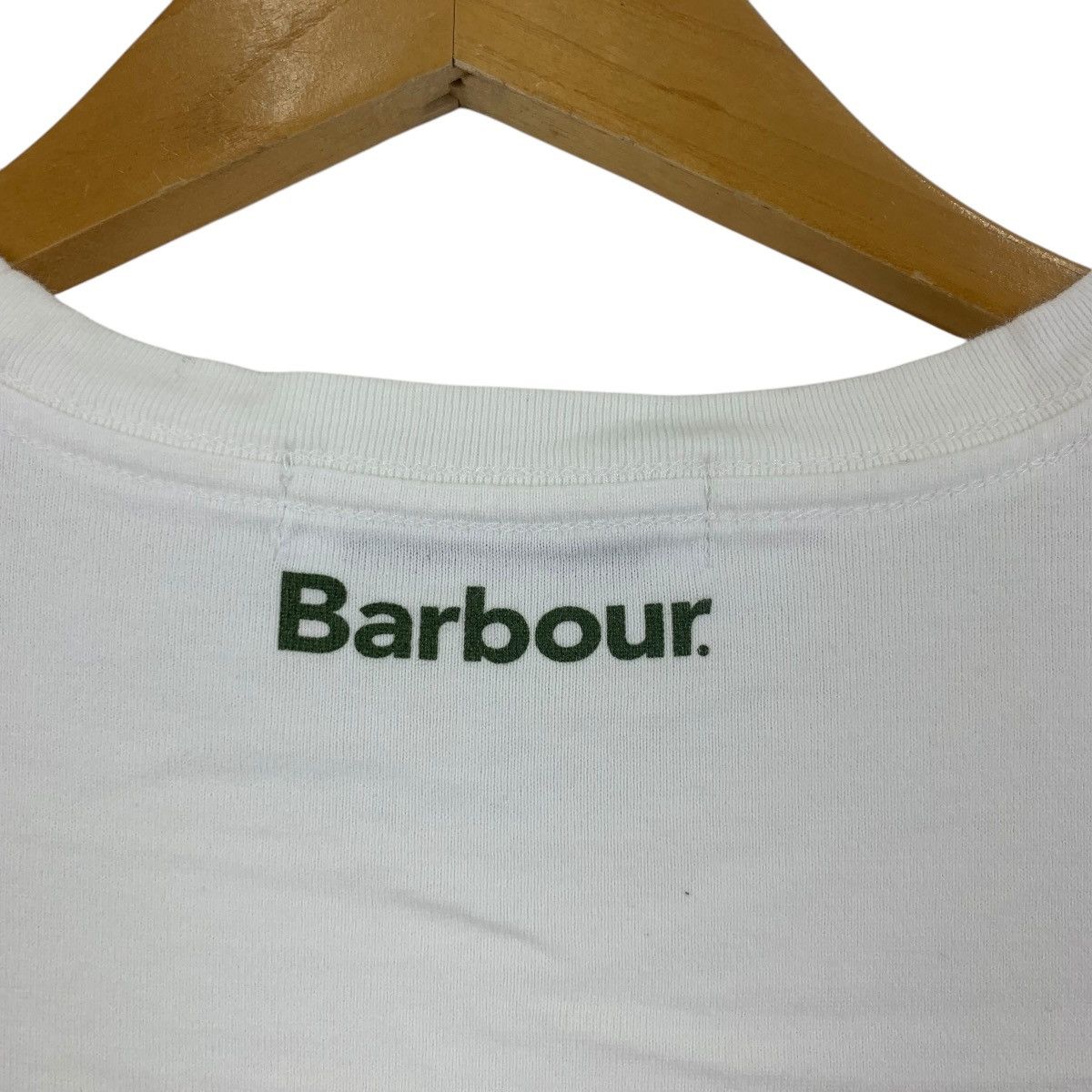Barbour BARBOUR ENGLAND 1894 Box Logo Made In Japan Tee Shirt Size S / US 4 / IT 40 - 5 Thumbnail