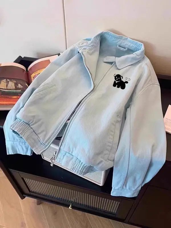 Japanese Brand Kimiko x Asahi Street Vintage Puppy Print XL Jacket Coat Size US L / EU 52-54 / 3 - 3 Thumbnail