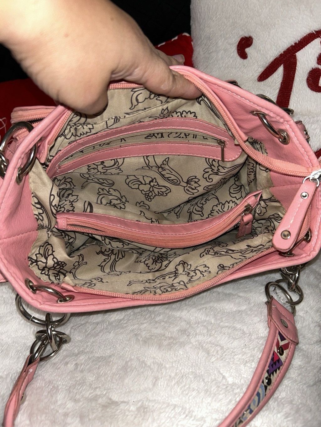 Other Cowgirl Rhinestone Purse Trendy Conceal Carry Bag Size ONE SIZE - 7 Thumbnail