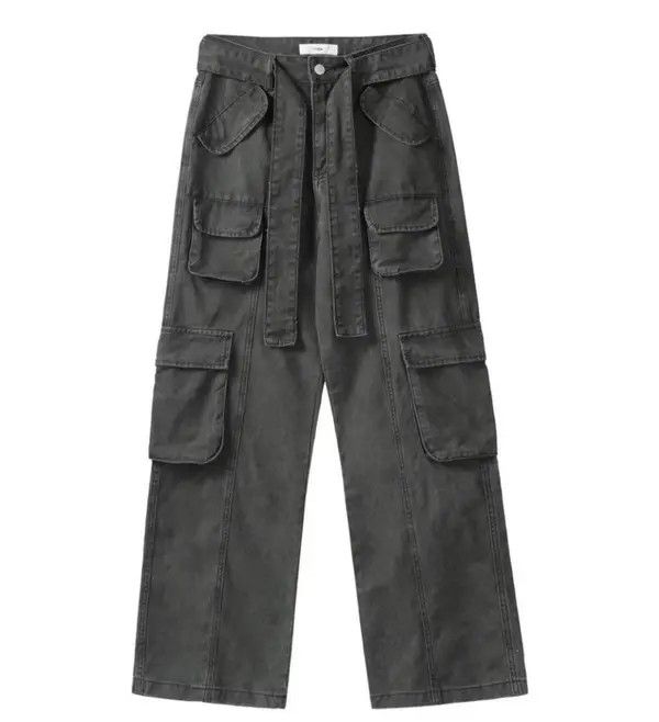 Japanese Brand Chizuru x Keito Cargo Baggy Black Pants Size US 32 / EU 48 - 7 Thumbnail