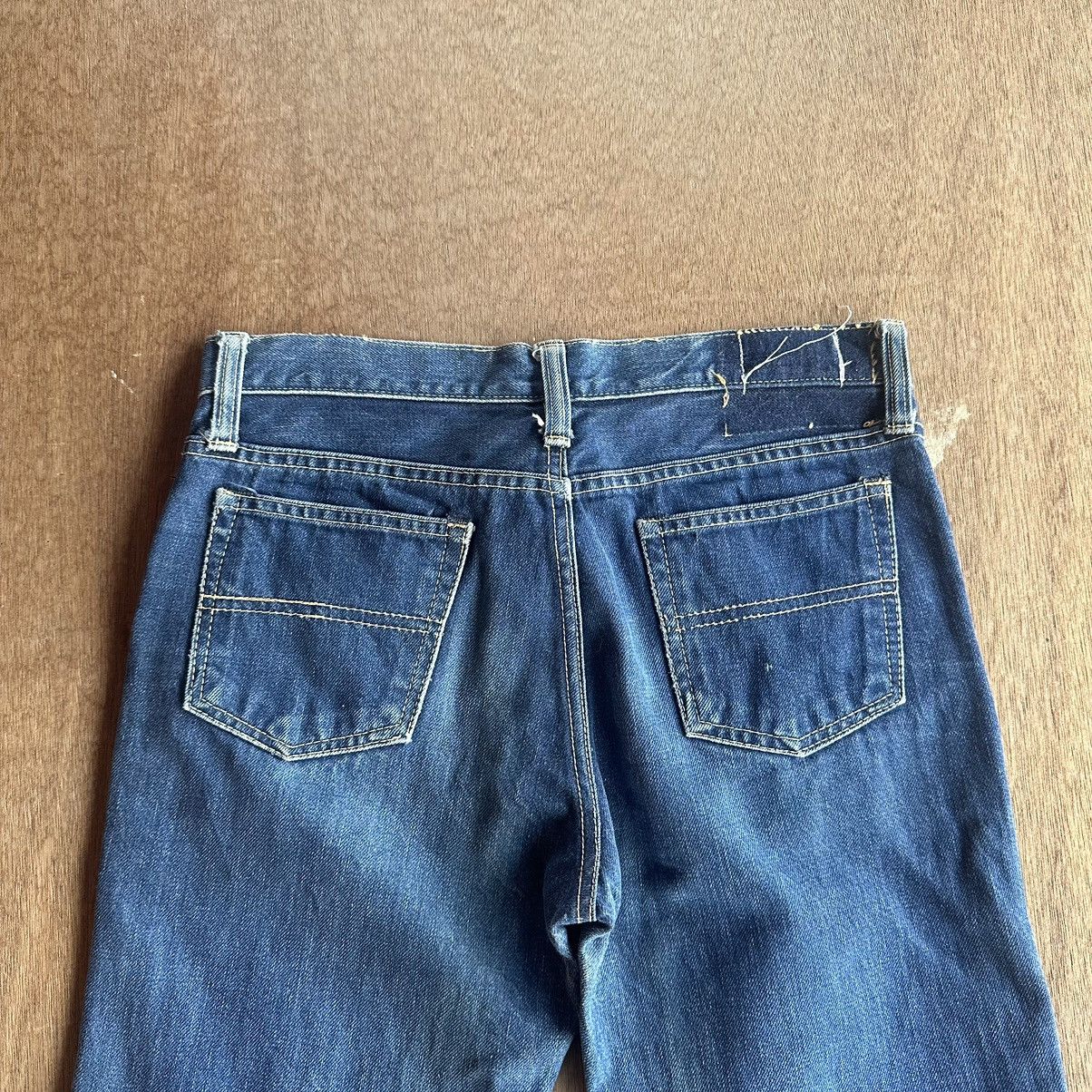 Vintage FLARE/BOOTCUT ‼️ Vintage COLOLUD Yellow Stitch Sconvil Denim Size US 27 - 14 Thumbnail