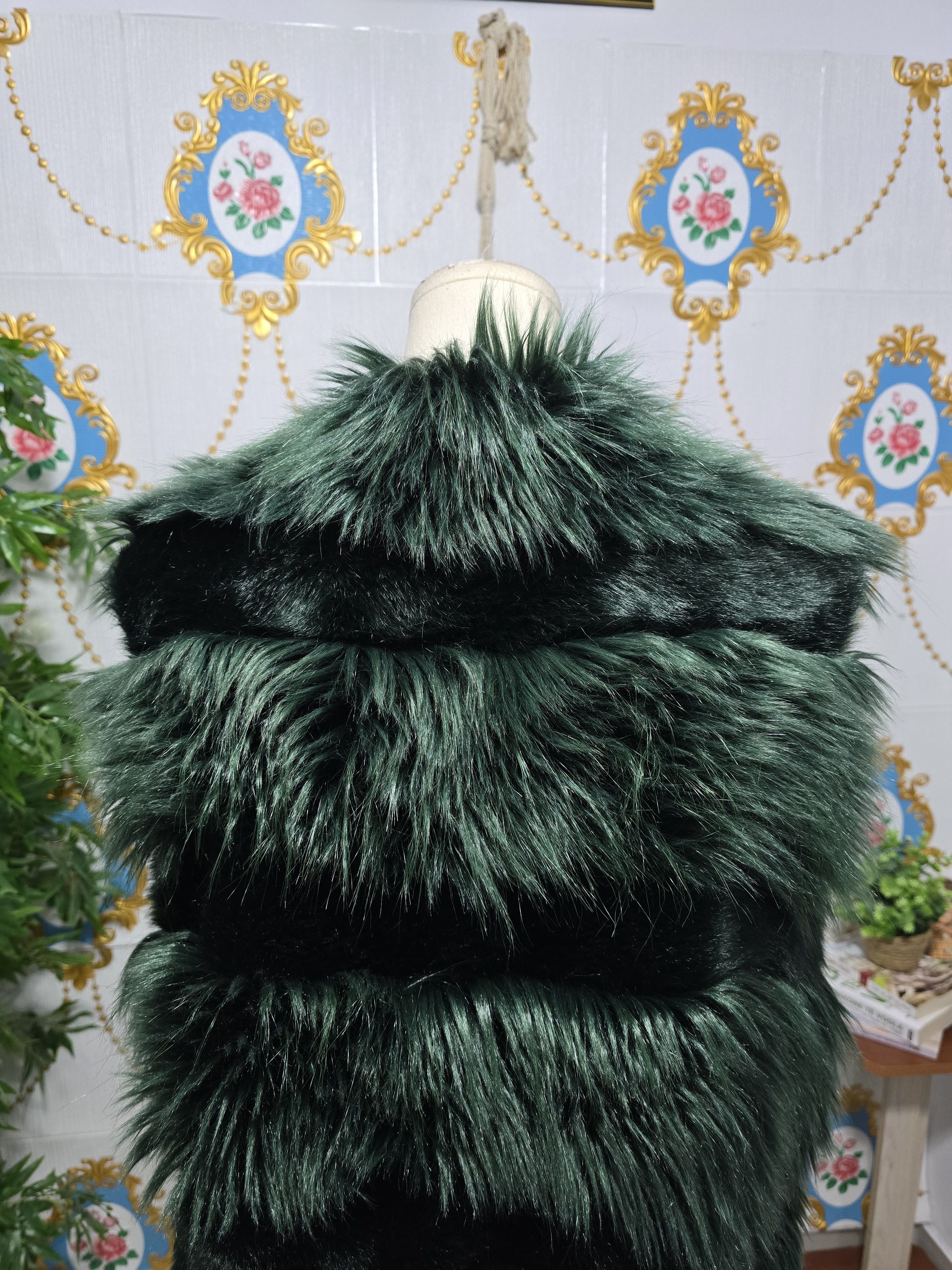 Liu Jo LIU JO beautiful green FUR for women size MEDIUM Size M / US 6-8 / IT 42-44 - 13 Thumbnail