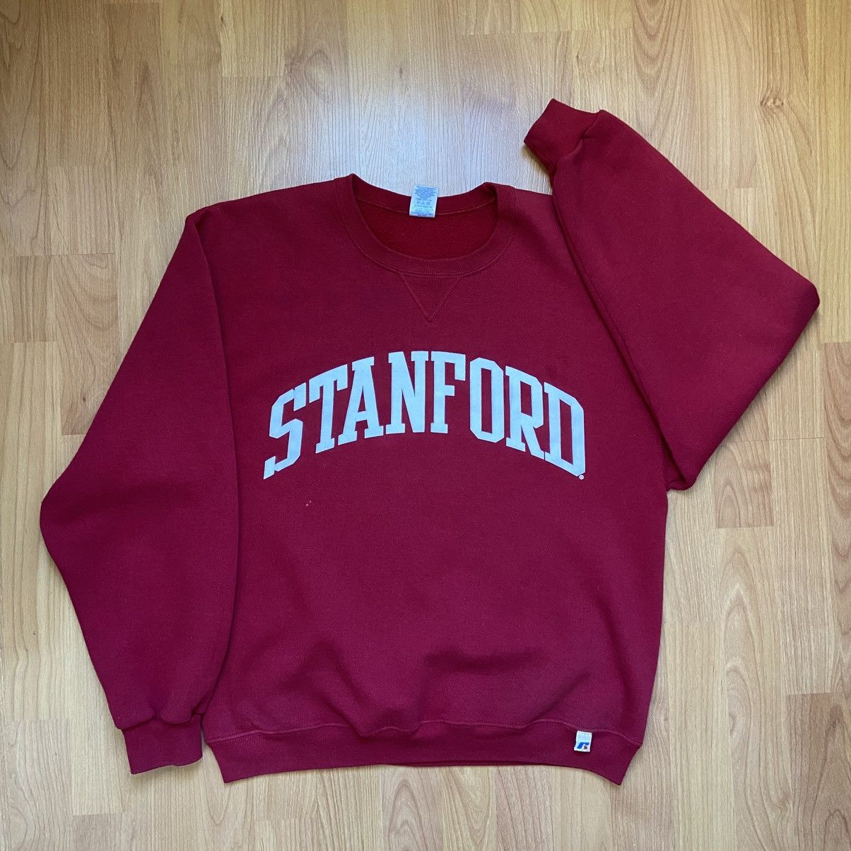 Russell Athletic × Vintage Vintage Russell Athletic Men’s Stanford Logo Sweatshirt Med Size US M / EU 48-50 / 2 - 2 Thumbnail