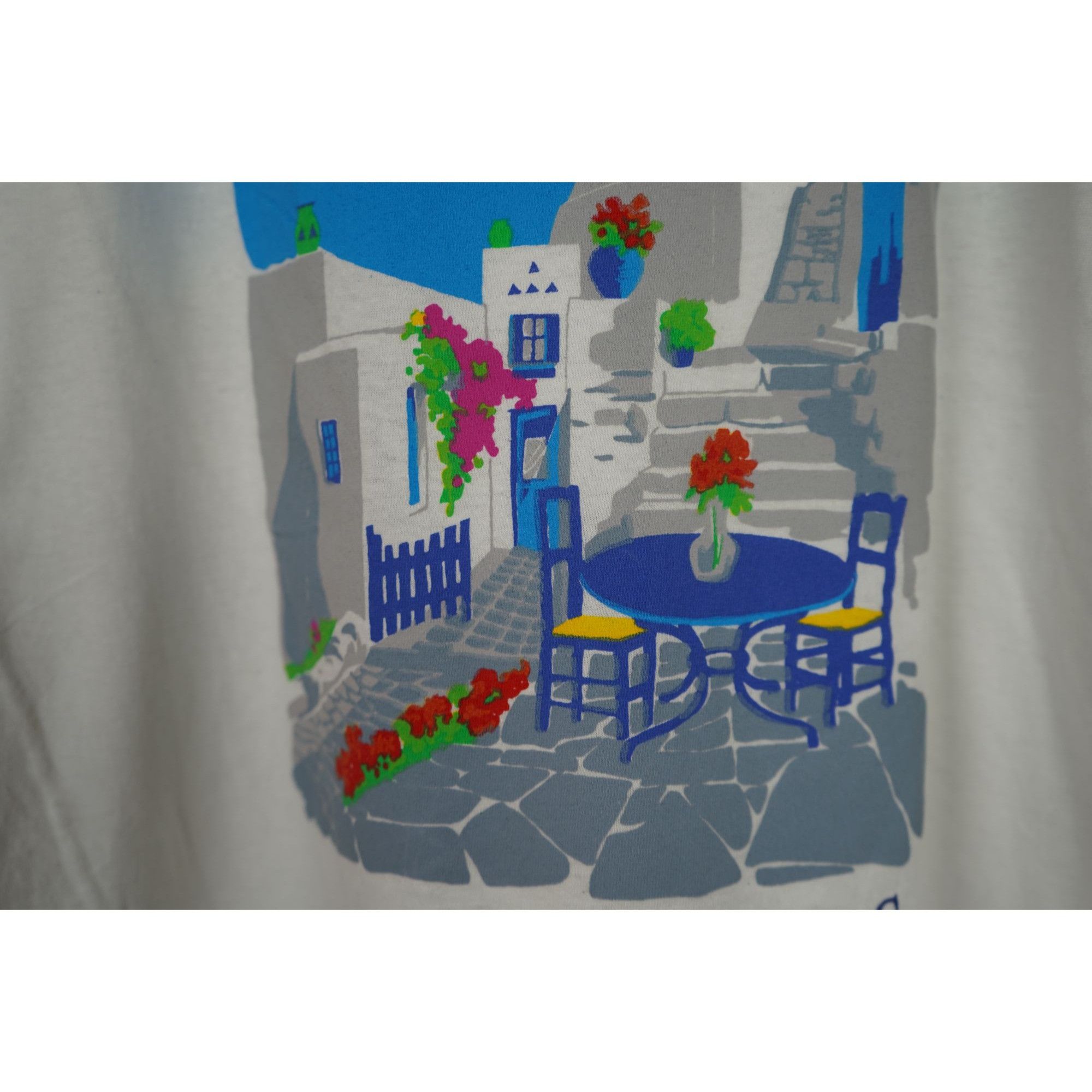 Other Greece Mykonos Souvenir Location Tshirt Women's L #412 Size L / US 10 / IT 46 - 5 Thumbnail