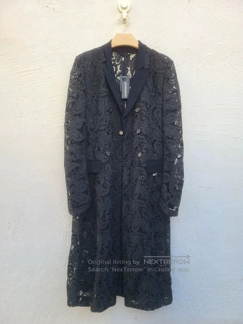 Ann Demeulemeester ann demeulemeester lace coat for men and women . Size US M / EU 48-50 / 2 - 3 Thumbnail