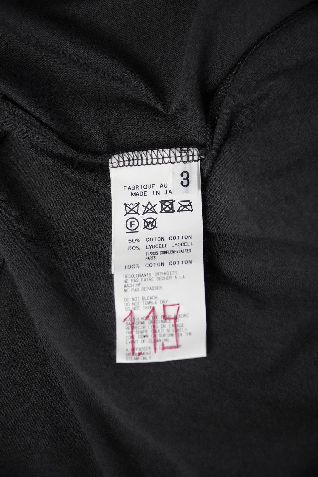 Yohji Yamamoto Yohji Yamamoto - Regulation Men - Diagonal Switch Deform Tee Size US L / EU 52-54 / 3 - 11 Thumbnail