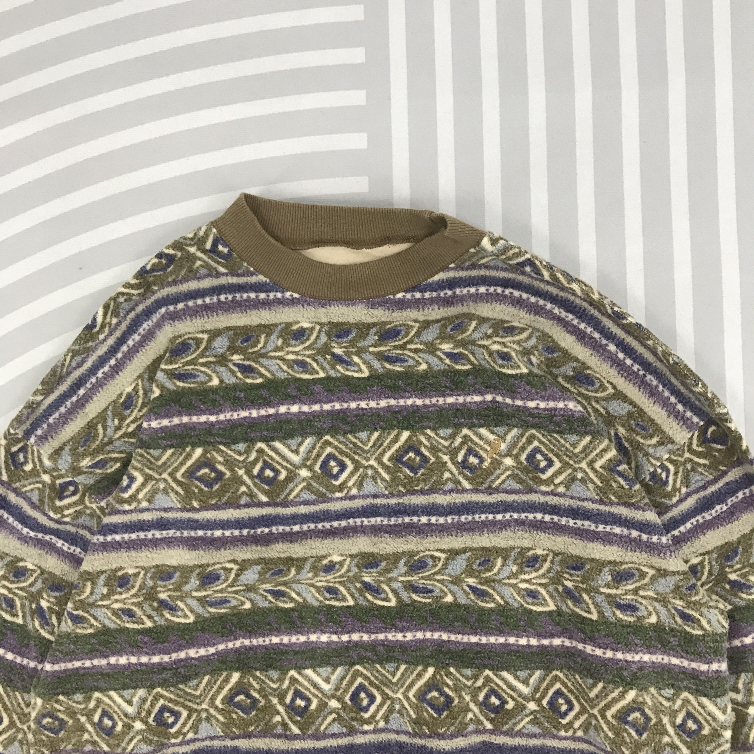 Japanese Brand × Vintage Vintage Polo Country Navajo striped design Sweatshirt Size US M / EU 48-50 / 2 - 2 Thumbnail