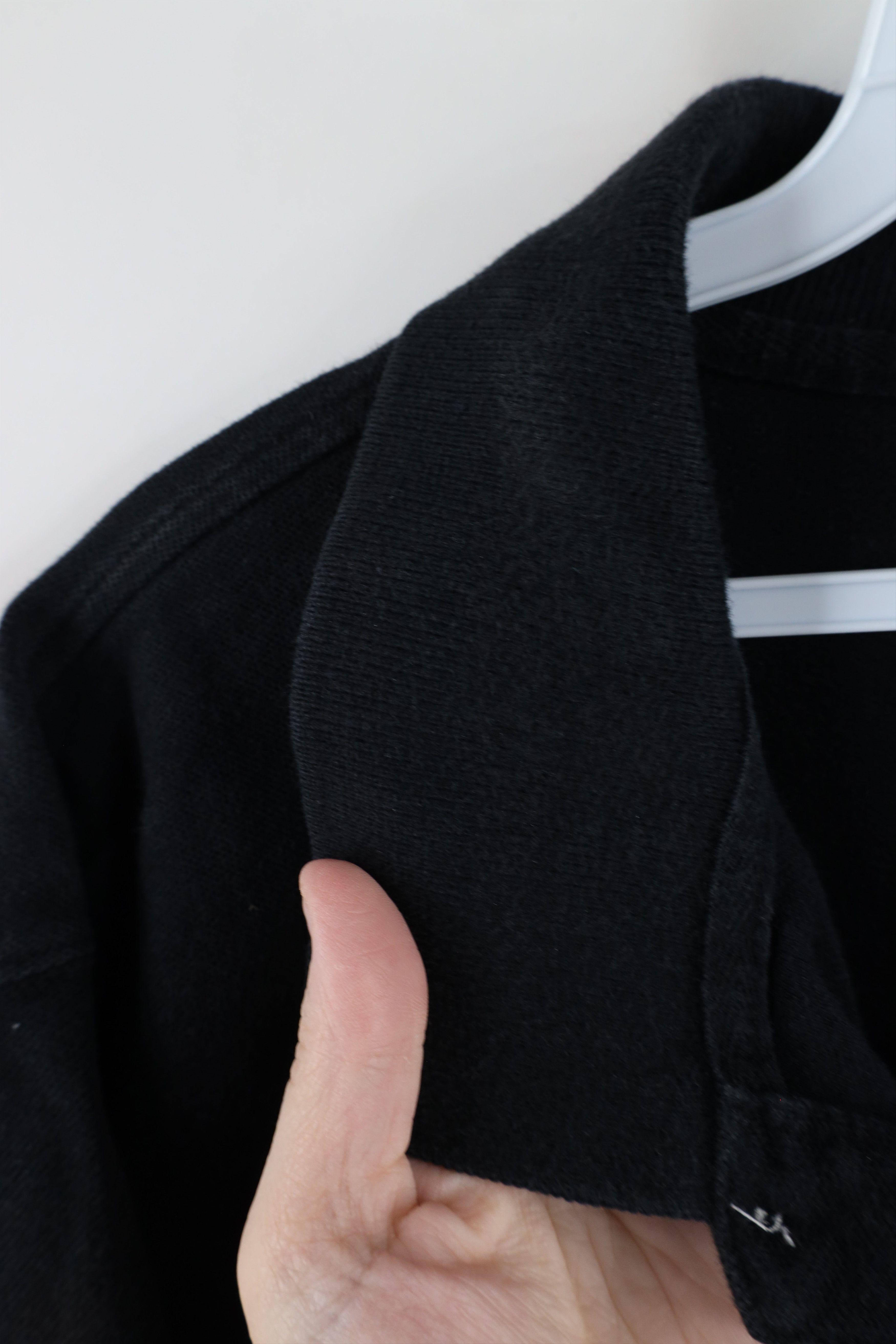 Vintage Vintage 90s Streetwear Heavyweight Polo Shirt Black Cotton Size US XXL / EU 58 / 5 - 5 Thumbnail