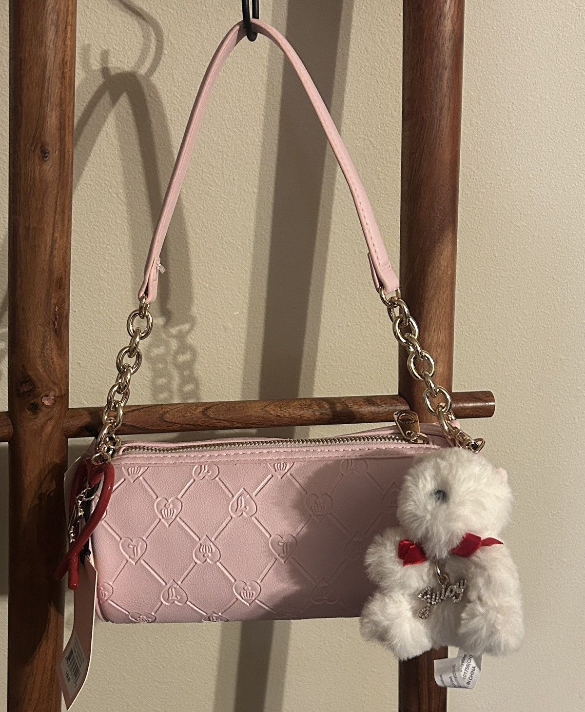 Juicy Couture Juicy Couture Holiday in Juciy Roll Bag Chiffon Pink Size ONE SIZE - 4 Thumbnail