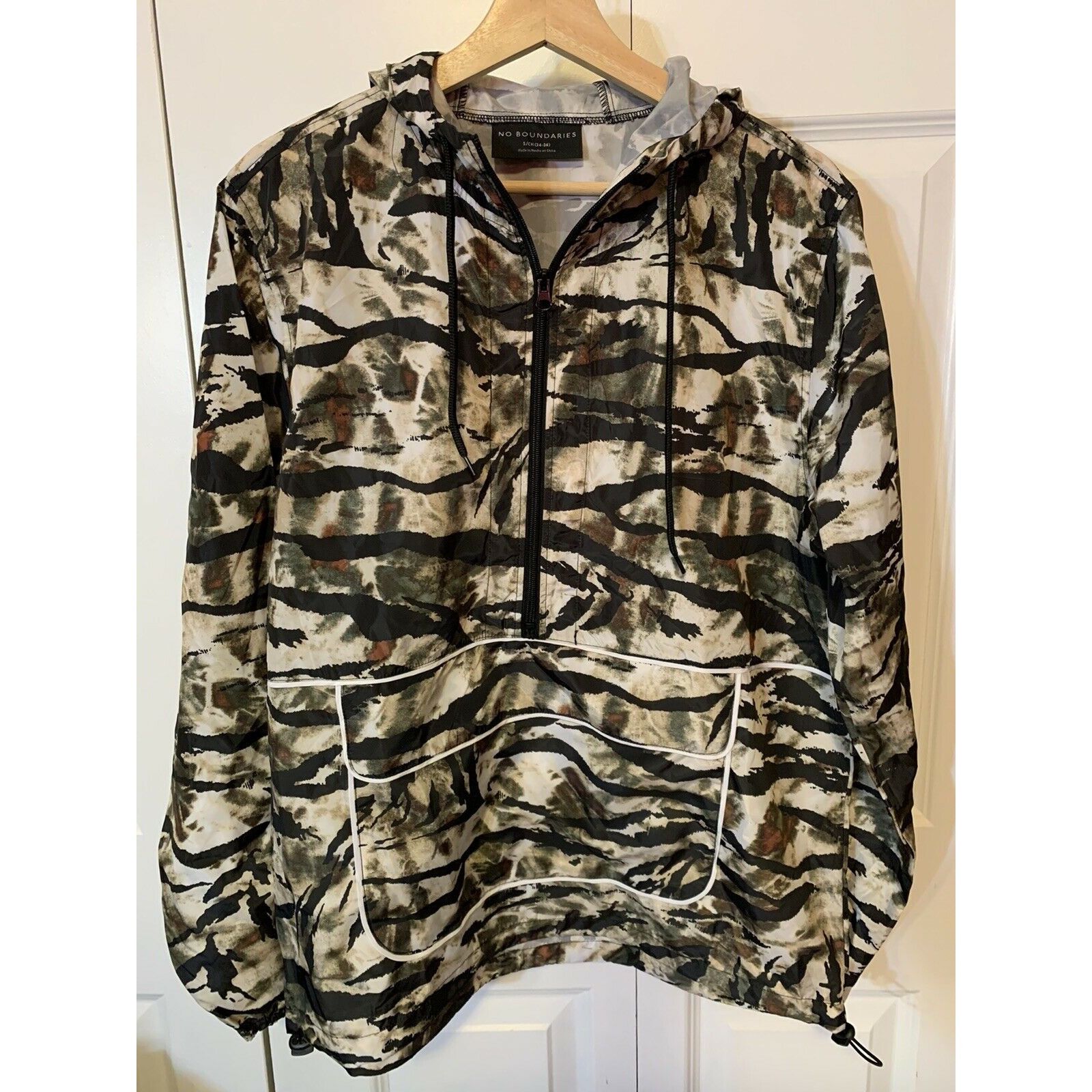 Other New No Boundaries Men's Sz S 1/2 Zip Camo Windbreaker Jacket Size US S / EU 44-46 / 1 - 1 Thumbnail