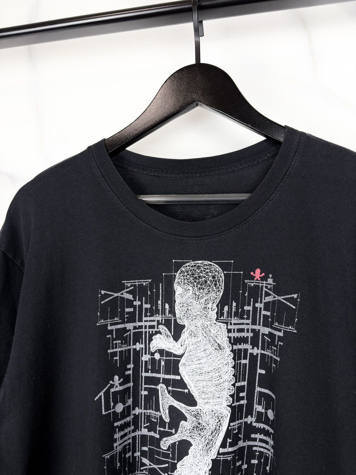 Chrome Hearts Chrome Hearts Foti Skull Skeleton Logo Tshirt Black Size US XL / EU 56 / 4 - 3 Thumbnail