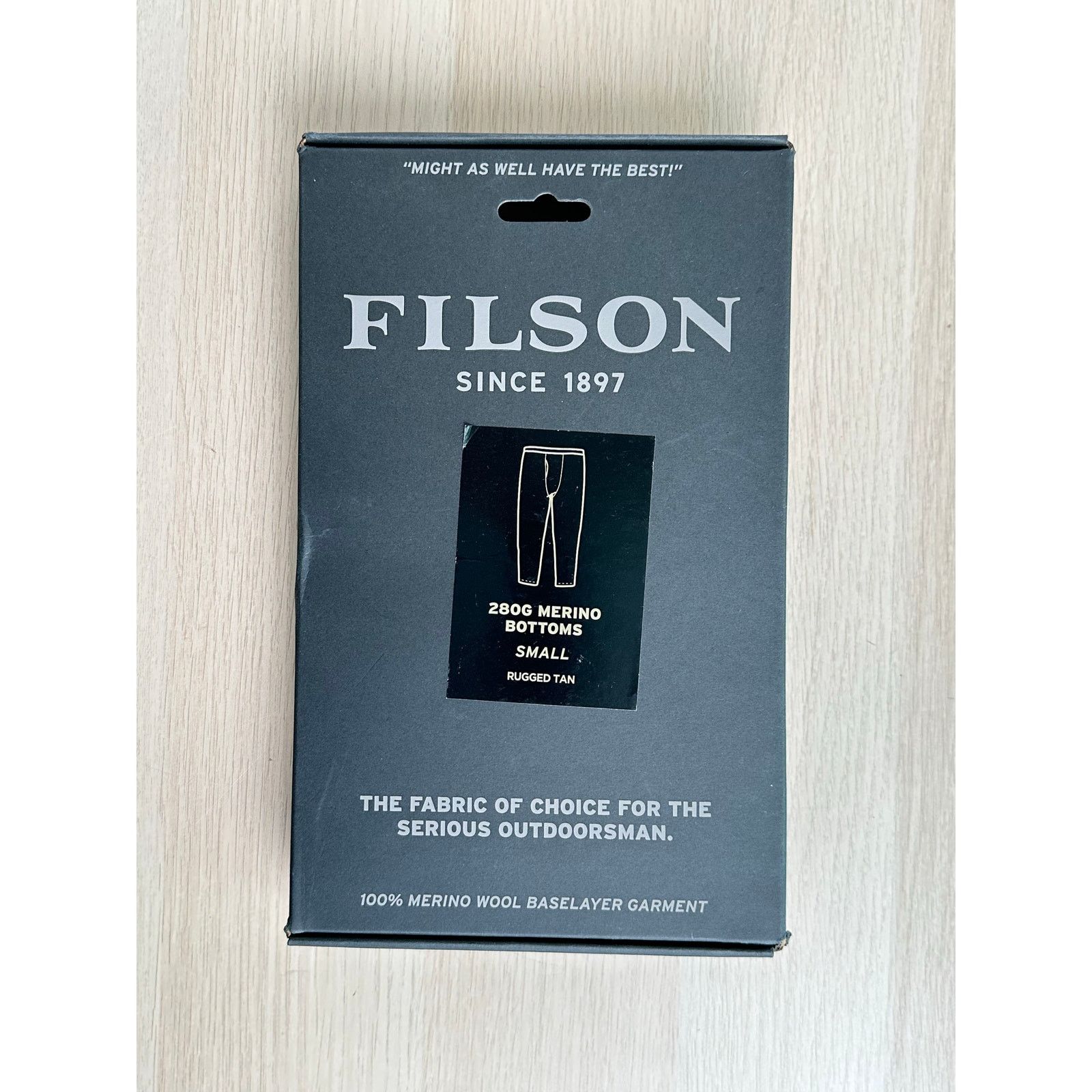 Filson Filson Tan 280G MERINO WOOL BOTTOMS Size 26" / US 2 / IT 38 - 2 Thumbnail