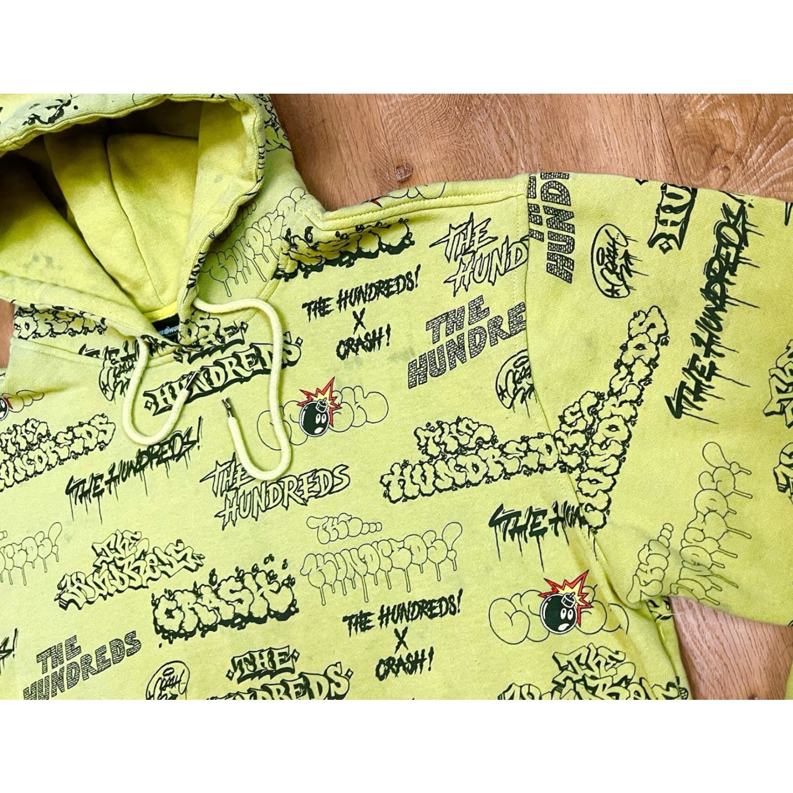 The Hundreds The Hundreds Bomb Pullover Hoodie Yellow XL Size US XL / EU 56 / 4 - 4 Thumbnail