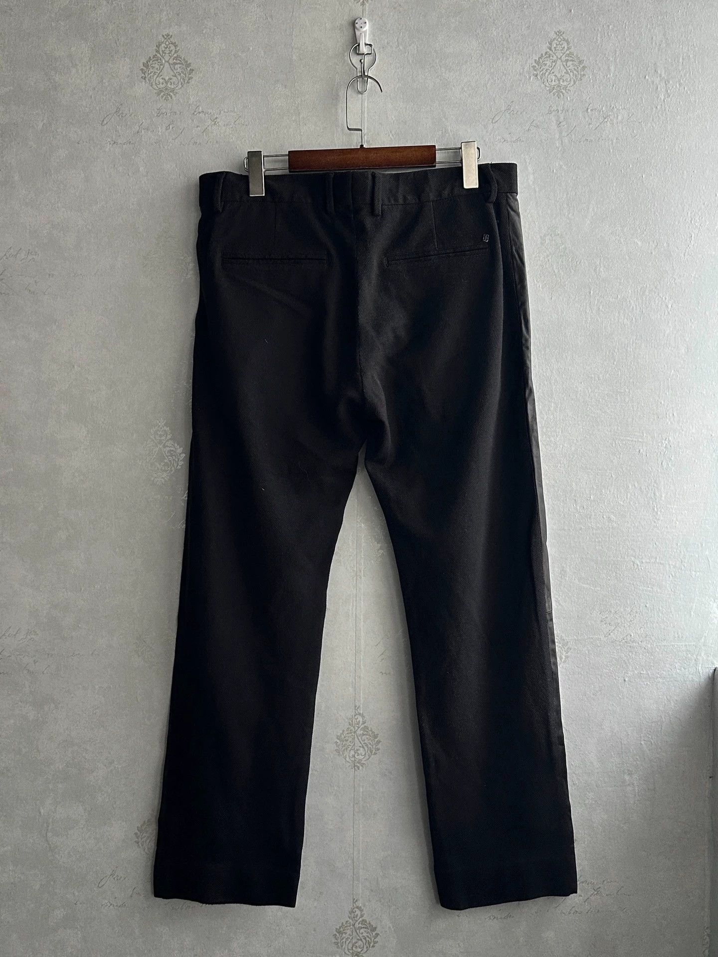 Dirk Bikkembergs Dirk Bikkembergs Side-Panel Leather Pants Size US 34 / EU 50 - 2 Thumbnail