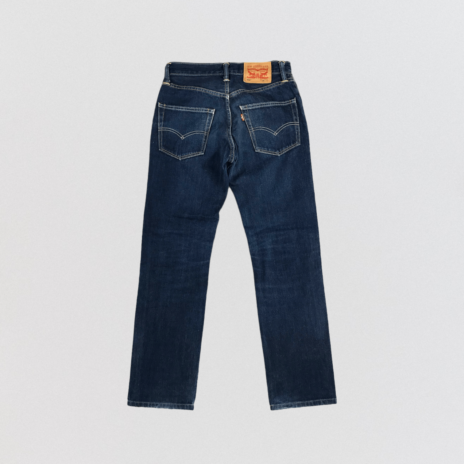 Levi's × Vintage Vintage Blue Wash Levis 502 Jeans-JM2575 Size US 29 - 2 Thumbnail