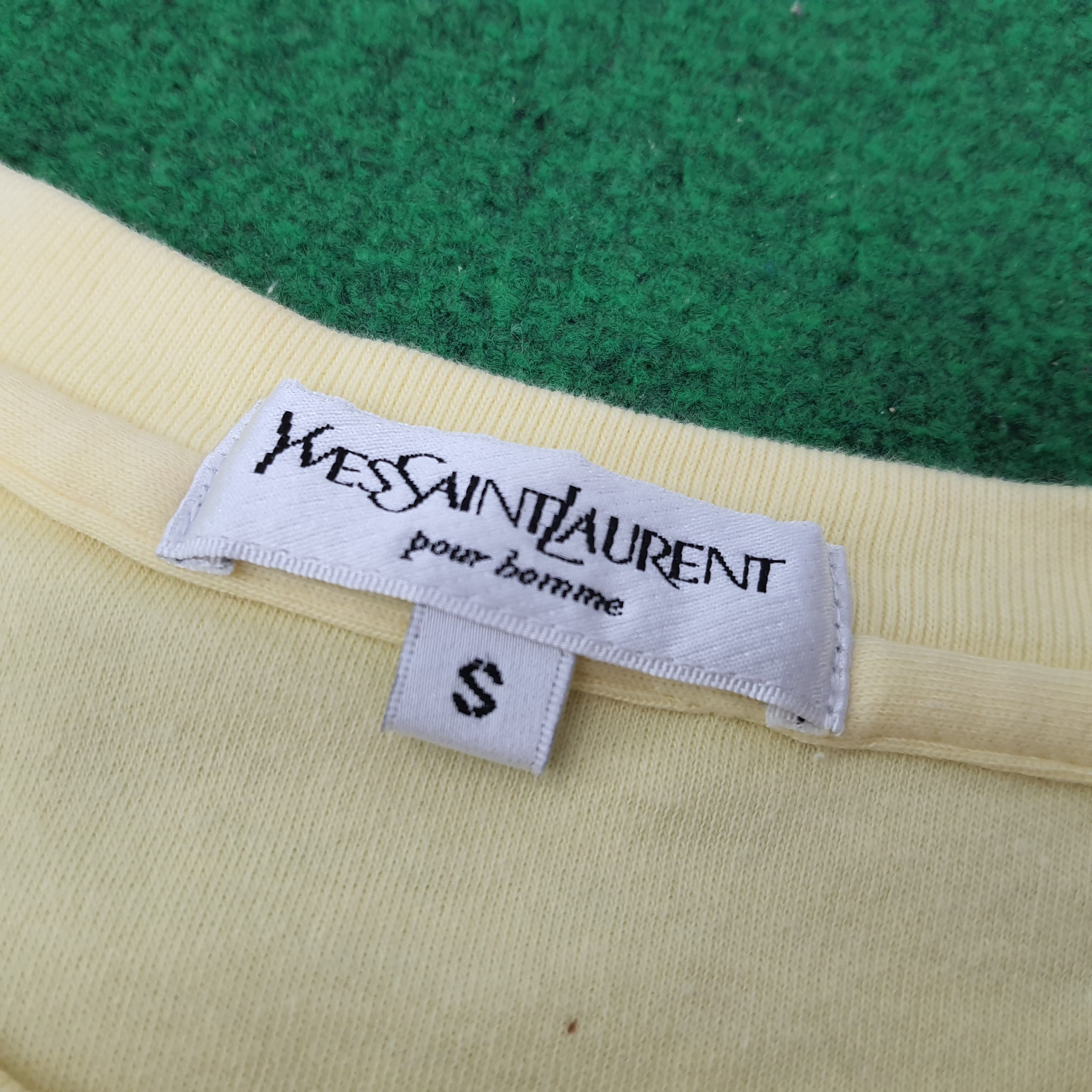 Yves Saint Laurent Vintage YSL Yves Saint Laurent Spell Out Tshirt C27628 Size US M / EU 48-50 / 2 - 5 Thumbnail