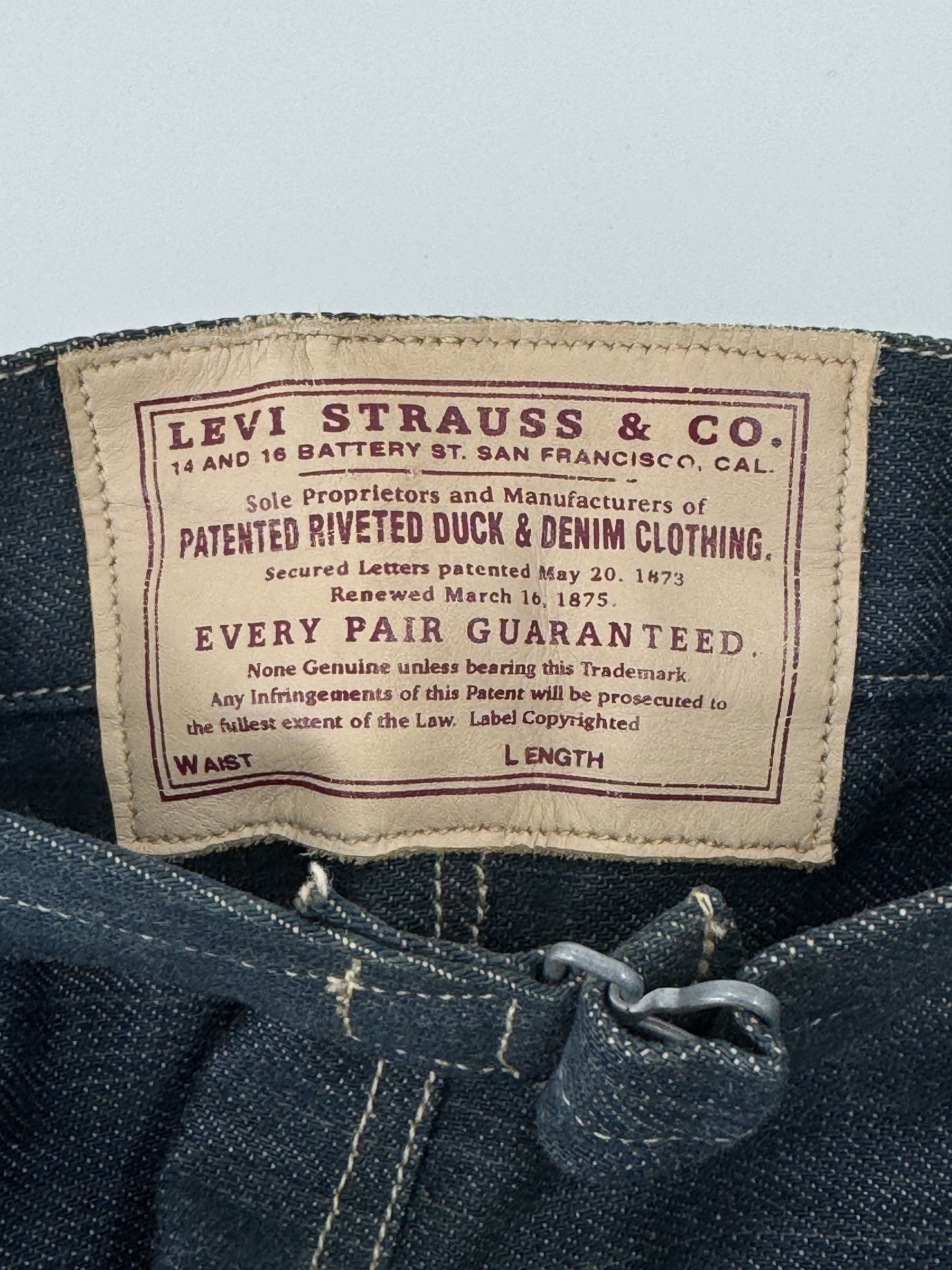 LVC LVC Levi's Vintage Clothing 1880 Knappave Nevada 32x32 Denim Size US 32 / EU 48 - 5 Thumbnail