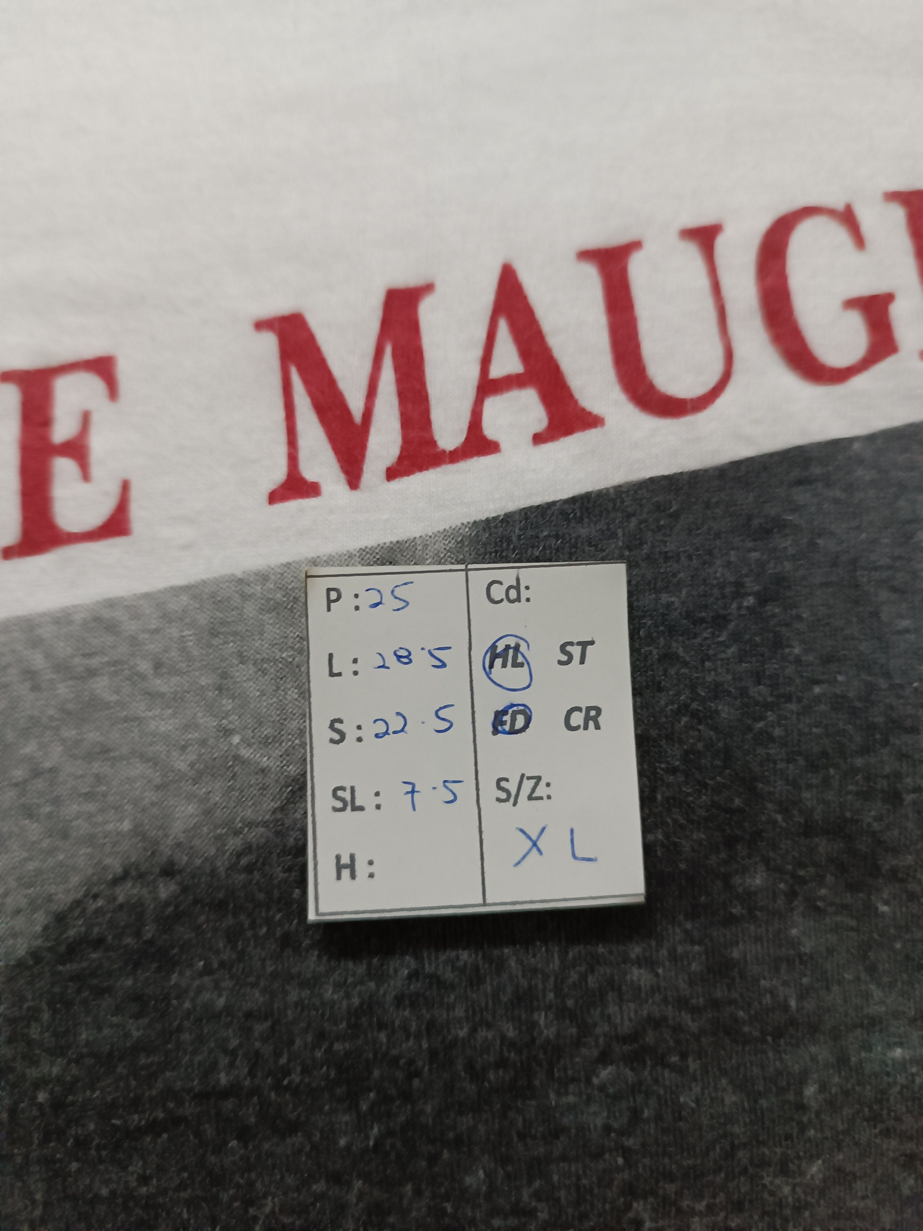Vintage VINTAGE 90'S JEROME MAUGIS TEE tupac aaliya graphic Size US XL / EU 56 / 4 - 16 Thumbnail