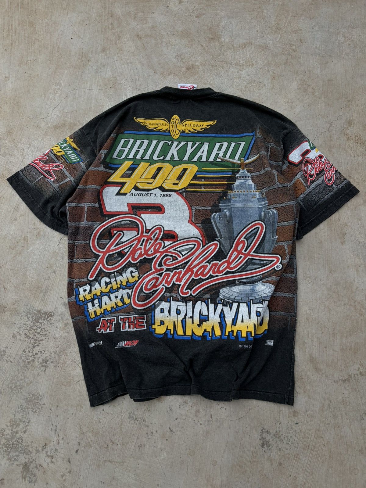 NASCAR vintage 1998 Dale Earnhardt "The Intimidator" NASCAR AOP Size US XL / EU 56 / 4 - 4 Thumbnail