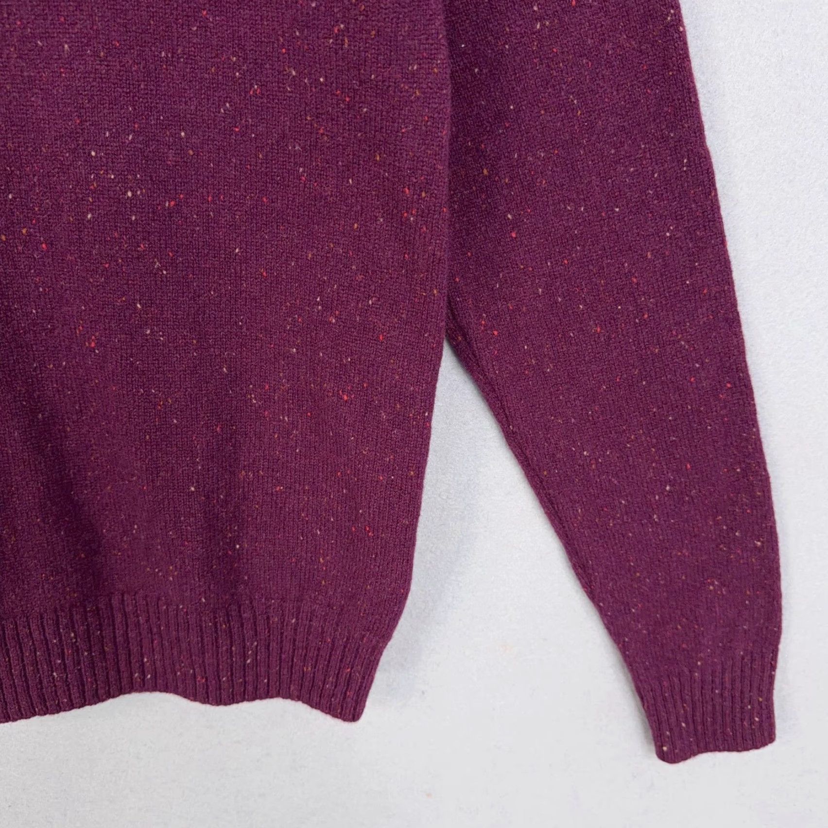 Brooks Brothers Brooks Brothers Sweater Womens Medium Purple Merino Wool Crewneck Knit Pullover Size M / US 6-8 / IT 42-44 - 3 Thumbnail