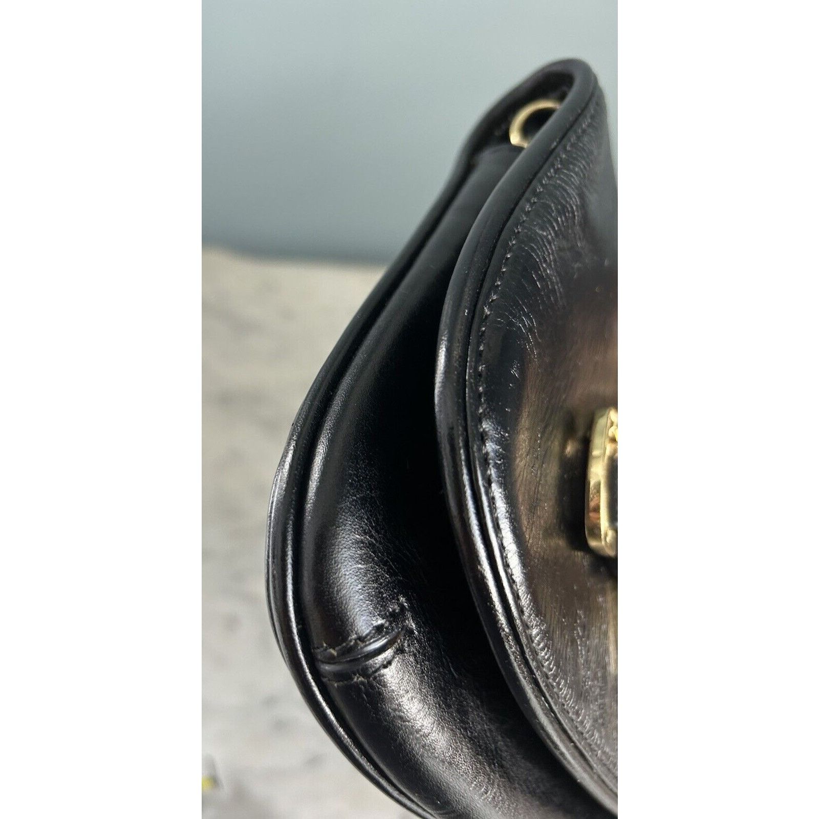 Tory Burch Tory Burch Reva Black Leather Crossbody Clutch Purse Bag Size ONE SIZE - 13 Thumbnail