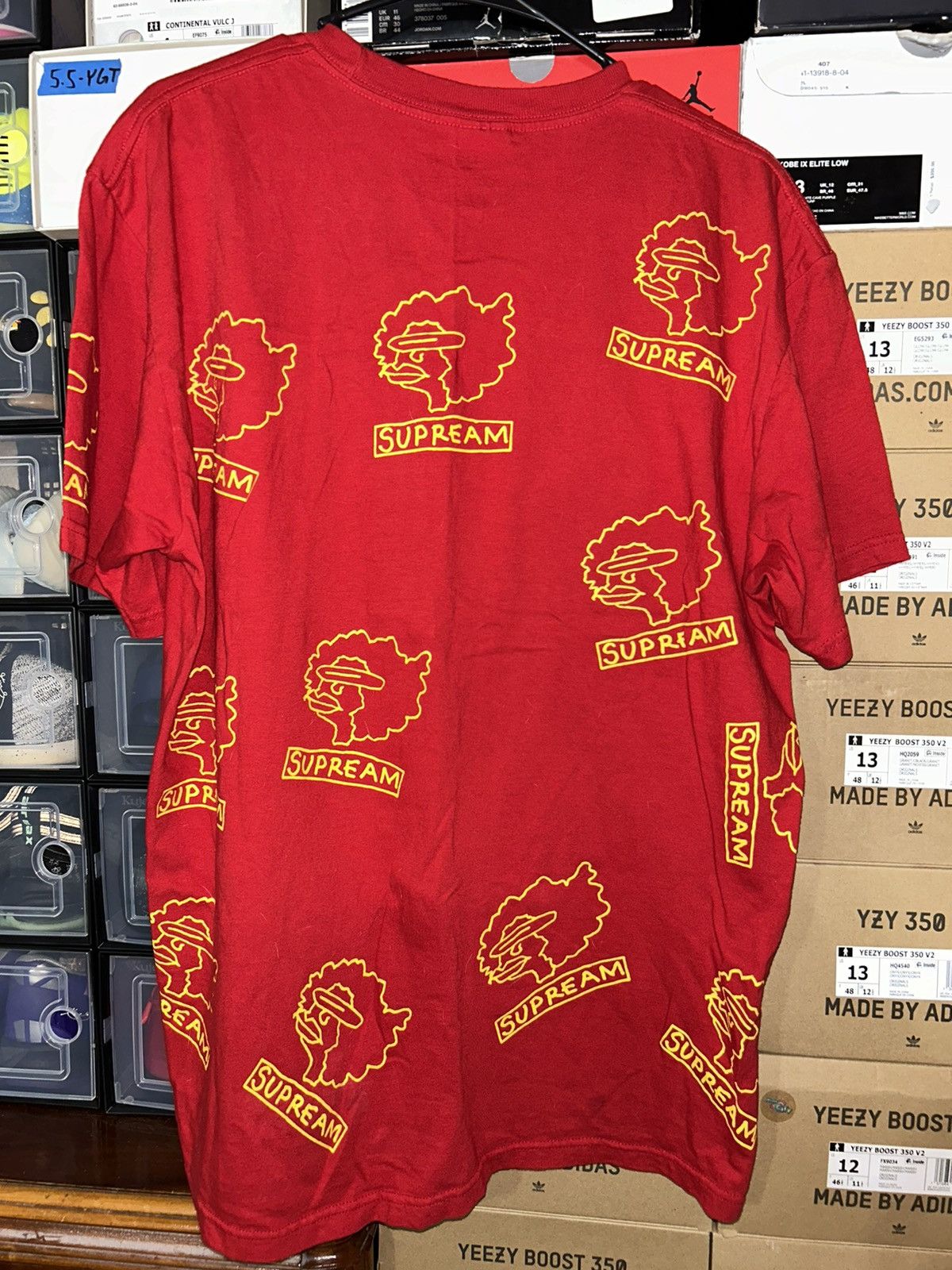 Supreme Supreme Gonz Heads Tee Red FW17 size Large Size US L / EU 52-54 / 3 - 5 Thumbnail