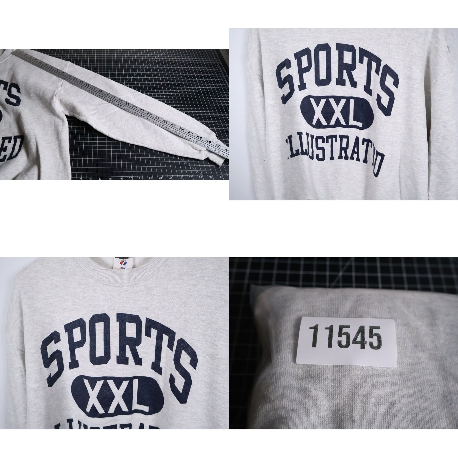 Jerzees VINTAGE 90s Sports Illustrated Sweatshirt Mens XL Heather Gray Jerzees 50/50 VTG Sweatshirt Mens XL Heather Gray Jerzees 50/50 VTG Size US XL / EU 56 / 4 - 8 Thumbnail