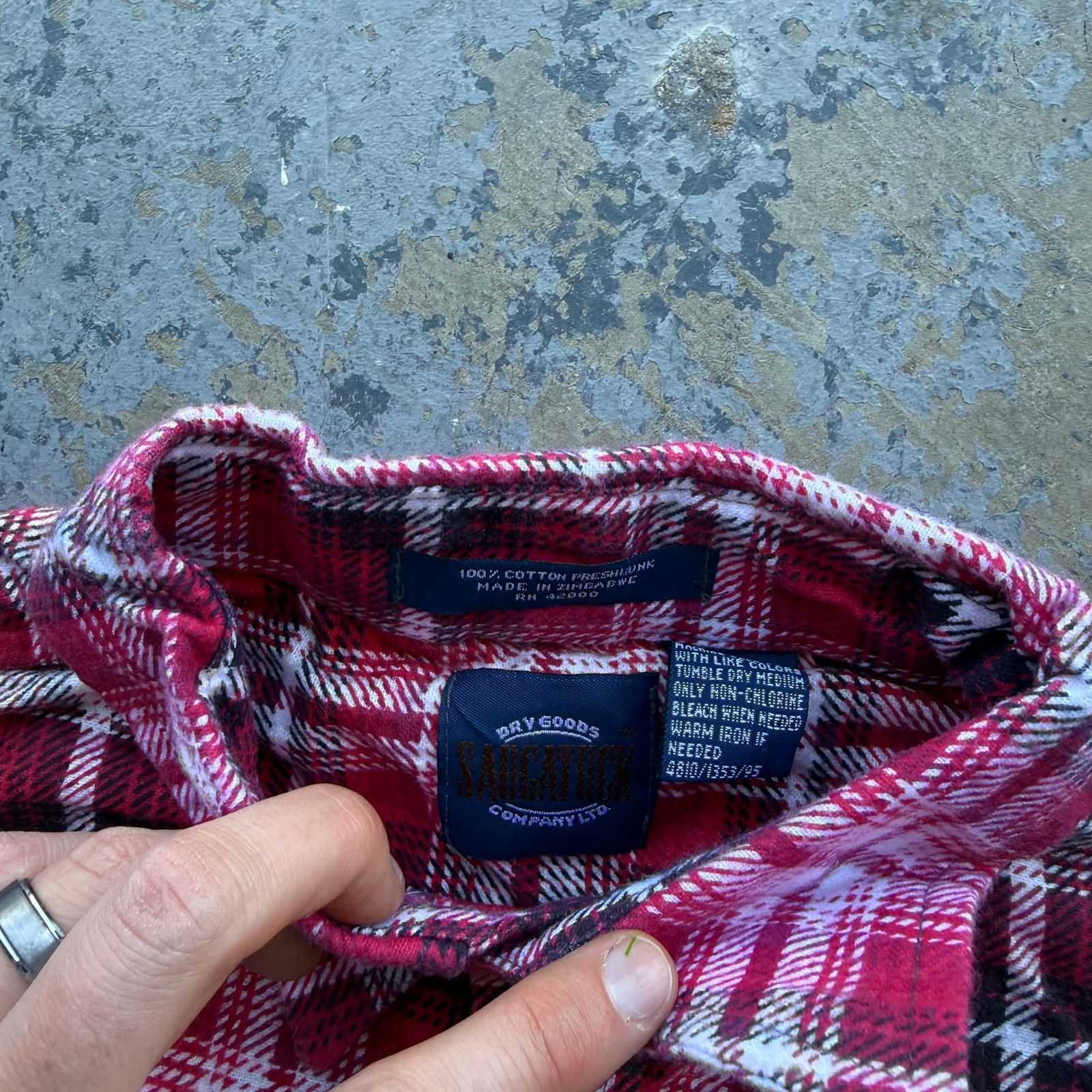 Vintage Vintage Saugatuck Plaid Cotton Flannel Sz M Size US M / EU 48-50 / 2 - 3 Thumbnail