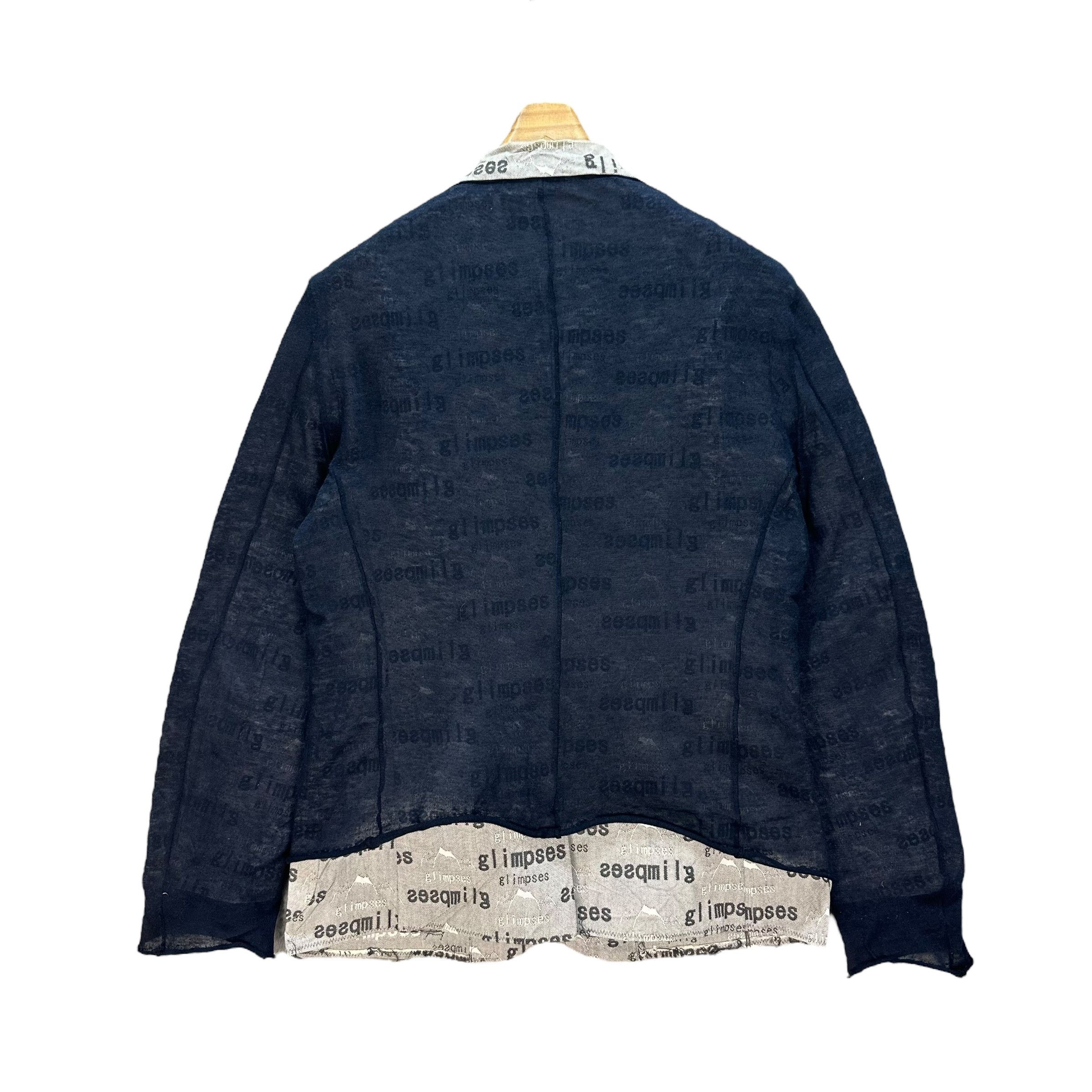 Kolor SS2011 KOLOR GLIMPSES DOUBLE LAYER CASUAL JACKET #8983-44 Size US S / EU 44-46 / 1 - 12 Thumbnail