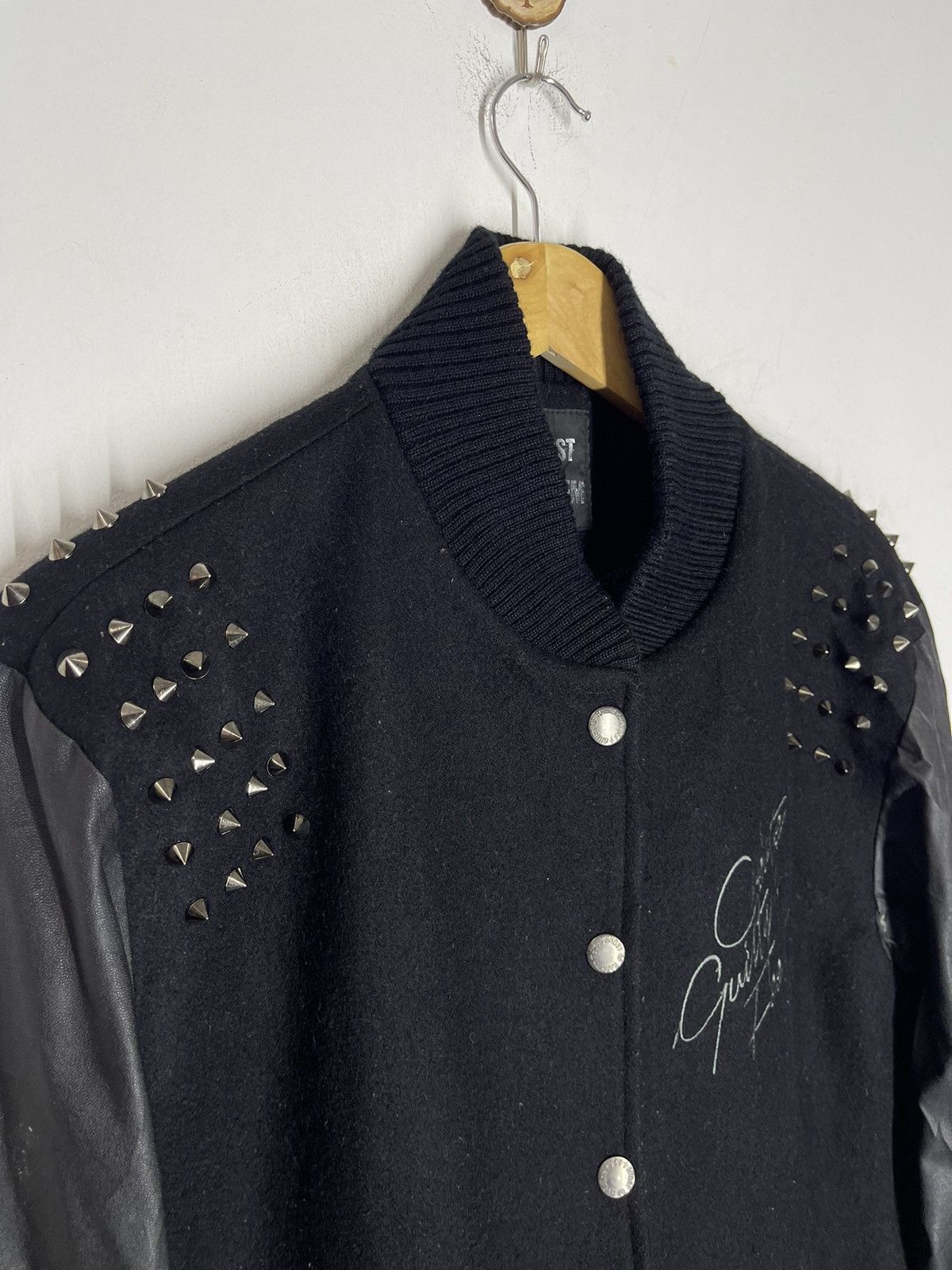 Japanese Brand 90’s STREETWEAR SPIKE VARSITY GHOST OF HARLEM Size US M / EU 48-50 / 2 - 2 Thumbnail