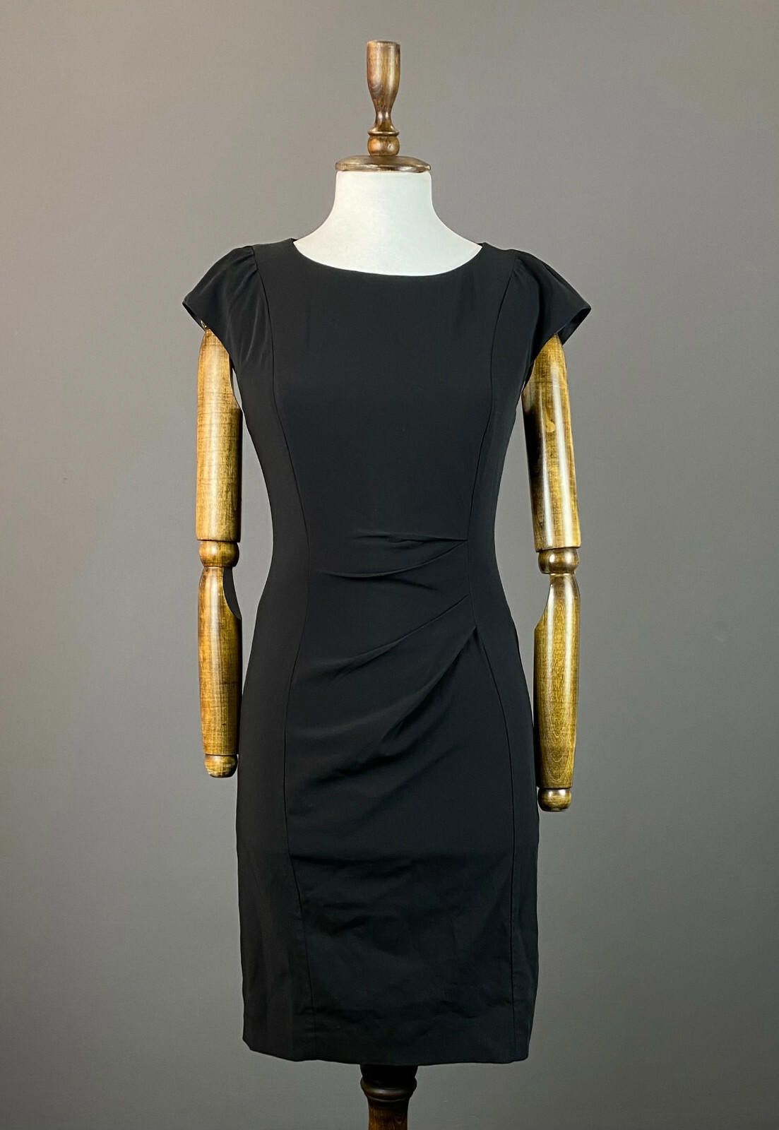 Designer Weekend Max Mara Black A-Line Knee Lenght Dress Size 6 Size M / US 6-8 / IT 42-44 - 1 Thumbnail